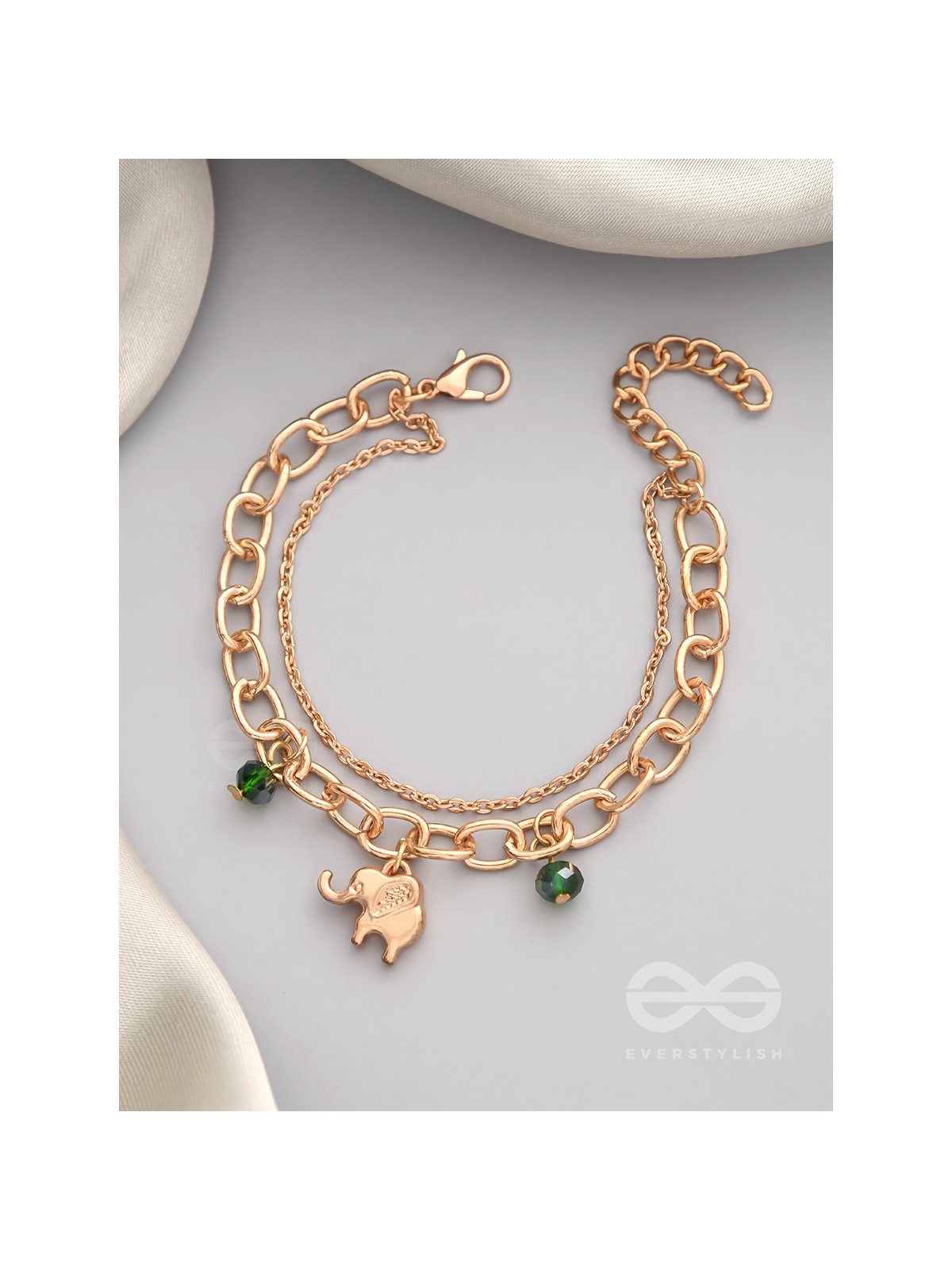 The Jungle King- Golden Layered Bracelet