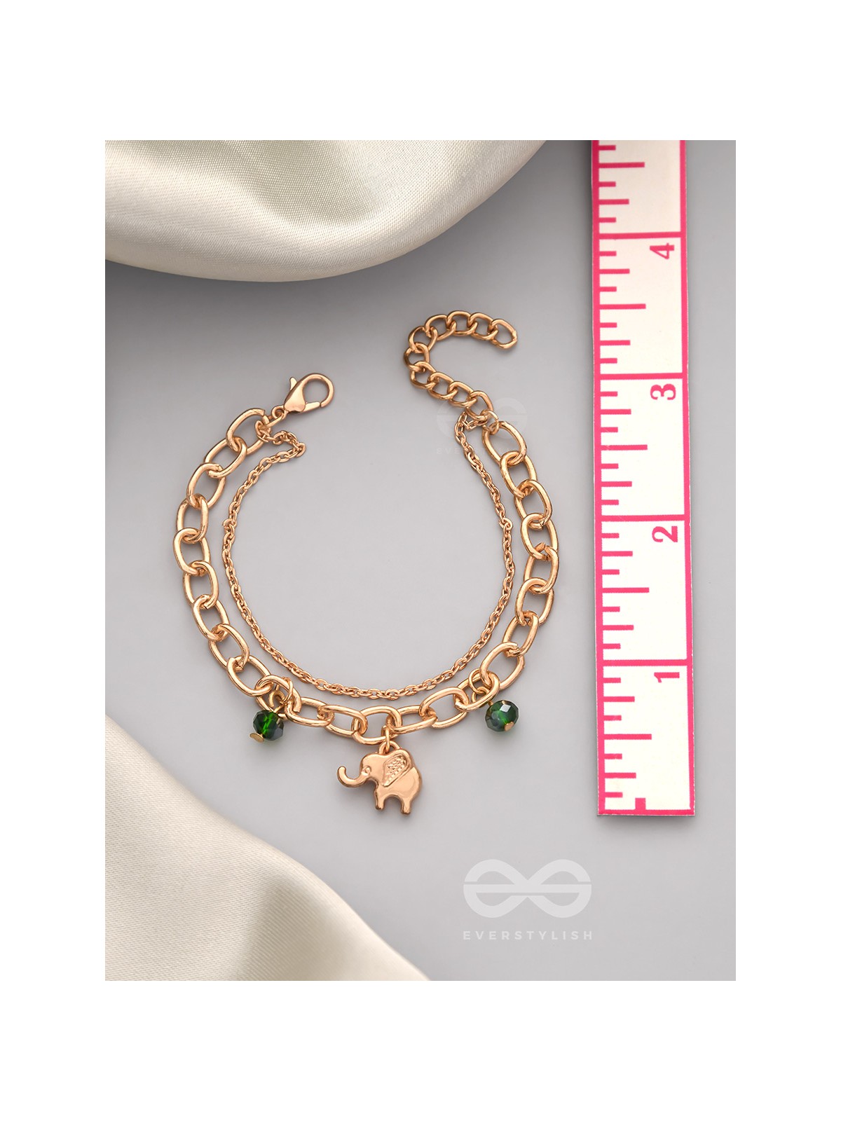 The Jungle King- Golden Layered Bracelet