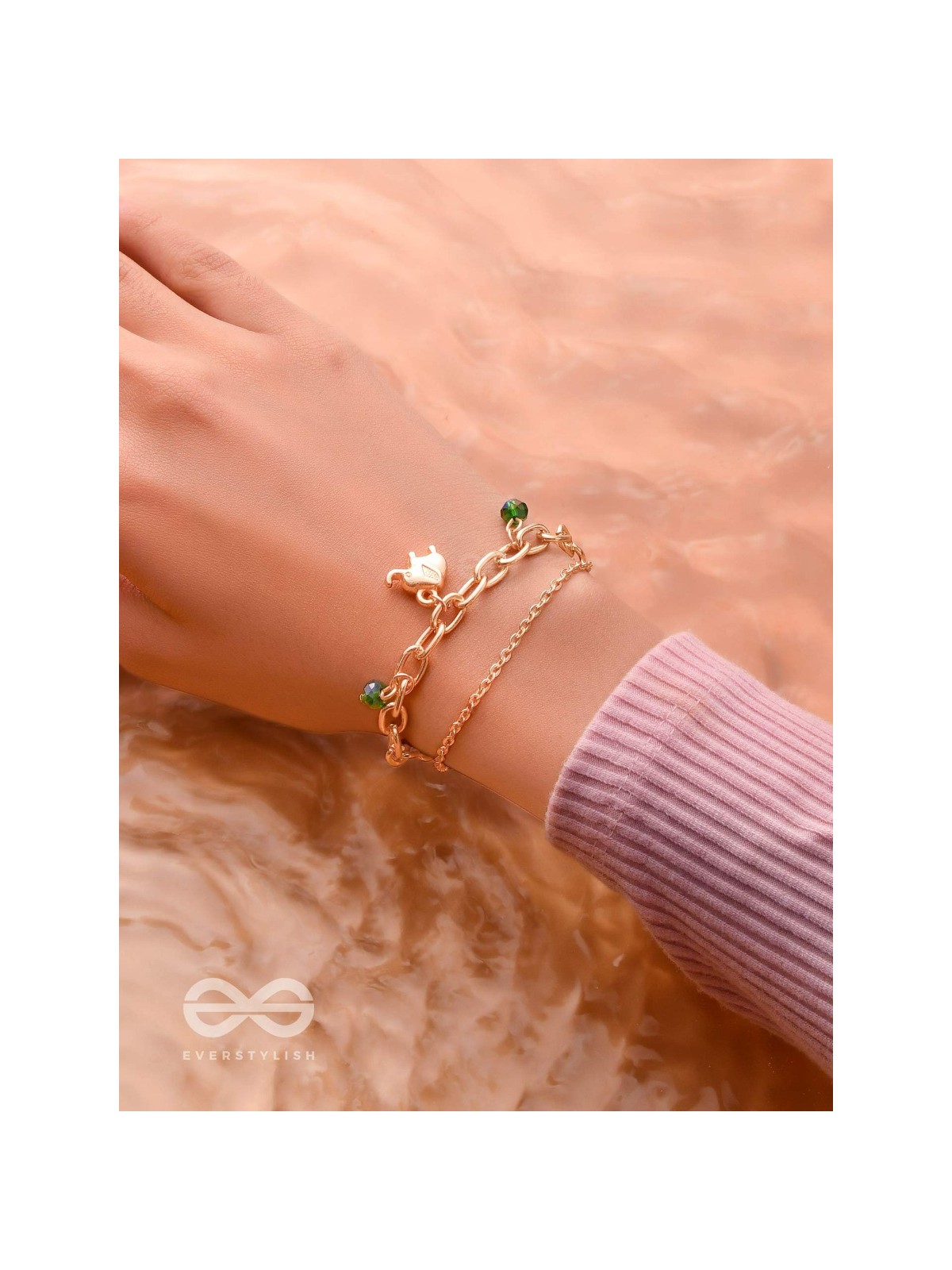 The Jungle King- Golden Layered Bracelet