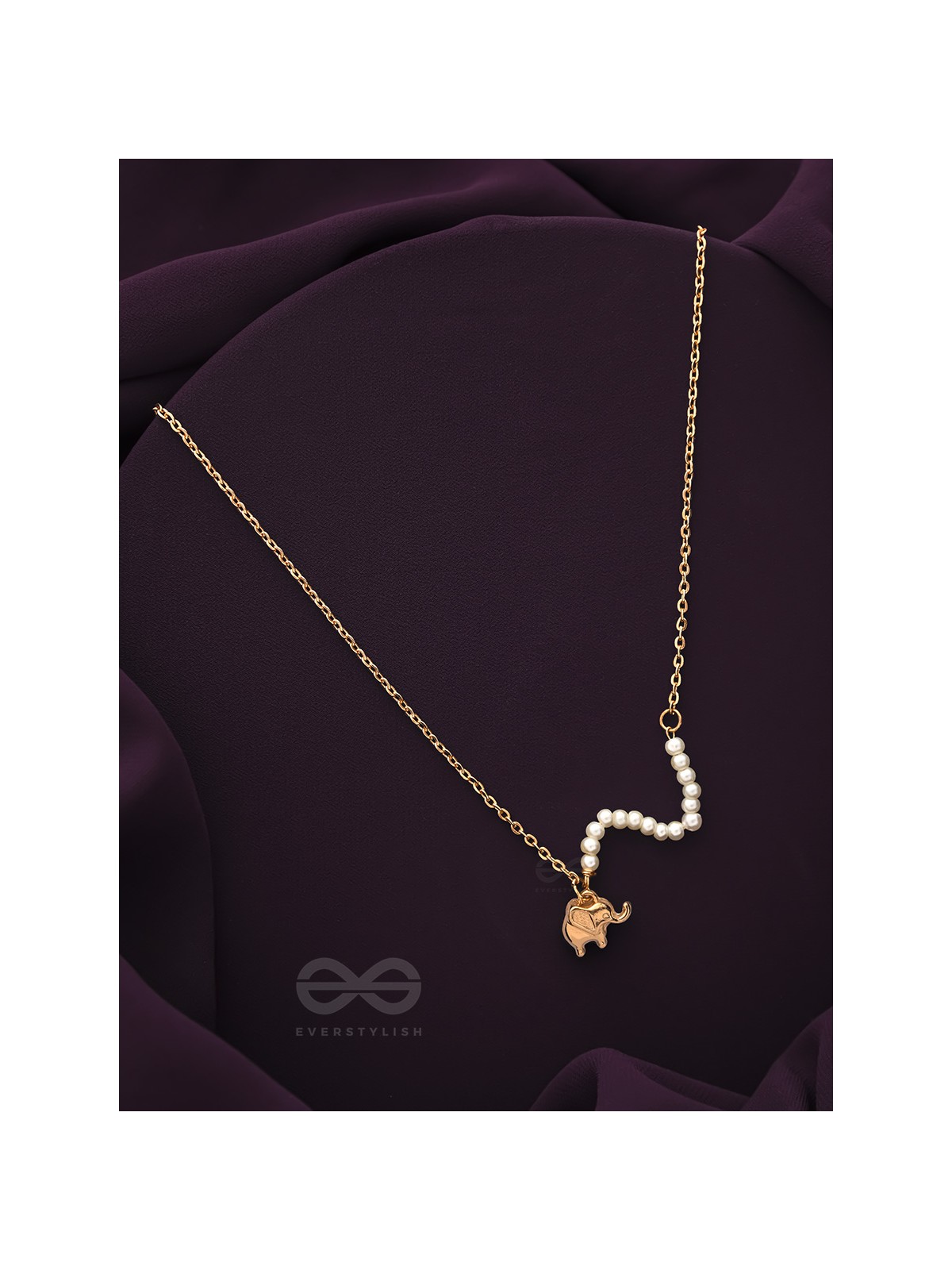 The Jungle Safari- Golden Beads Necklace With Anti-Tarnish Coating 