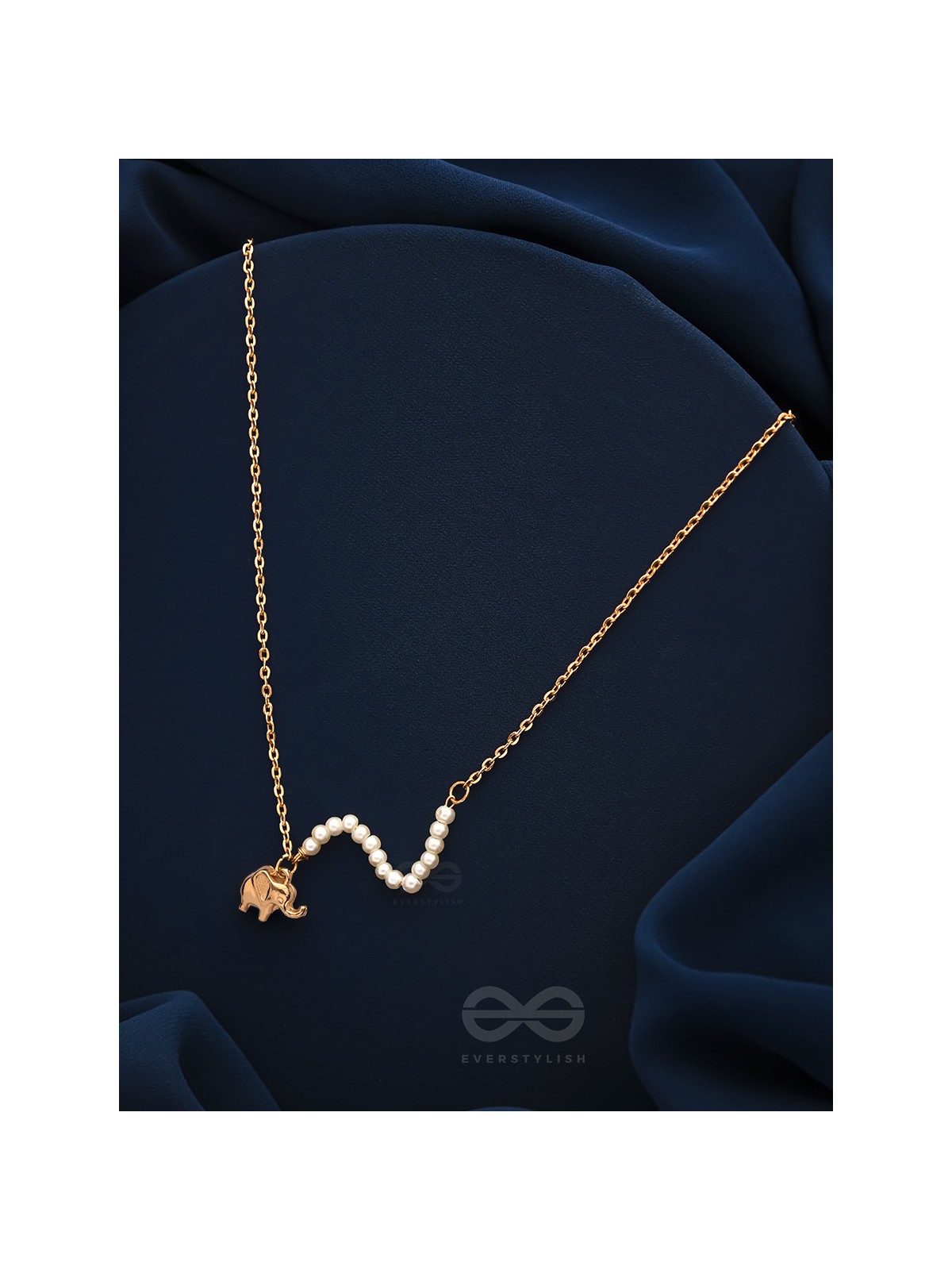 The Jungle Safari- Golden Beads Necklace With Anti-Tarnish Coating 