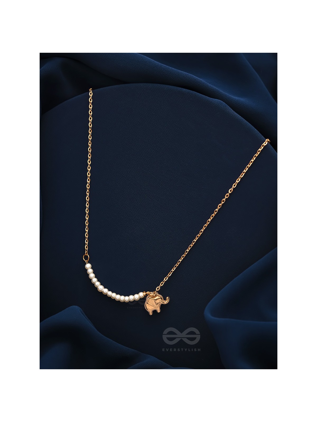 The Jungle Safari- Golden Beads Necklace With Anti-Tarnish Coating 