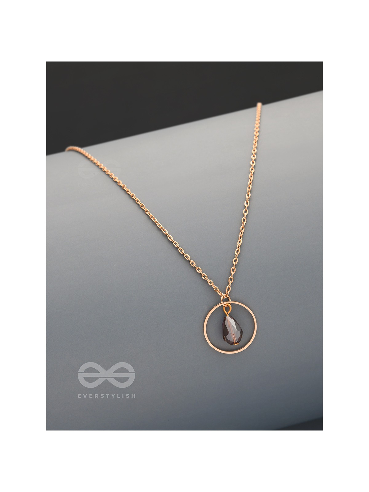 The Third Eye- Golden Bead Necklace With Anti-Tarnish Coating