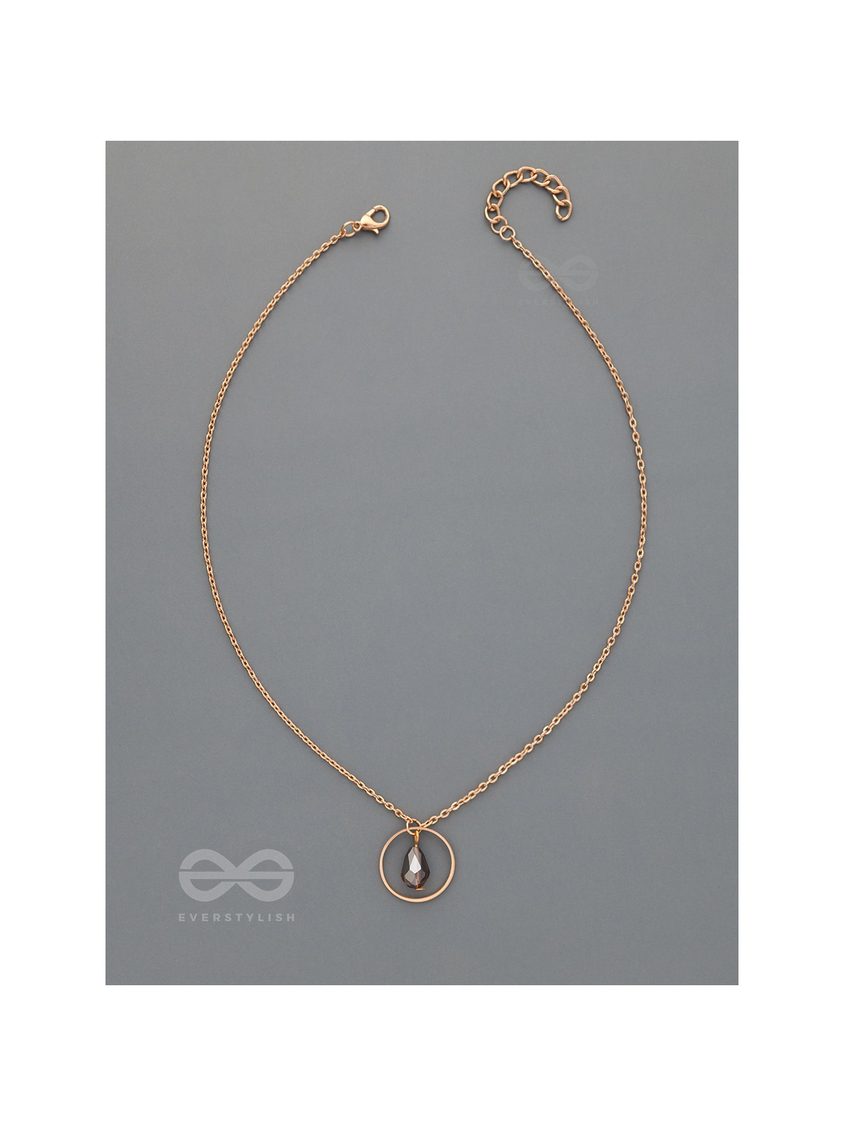 The Third Eye- Golden Bead Necklace With Anti-Tarnish Coating