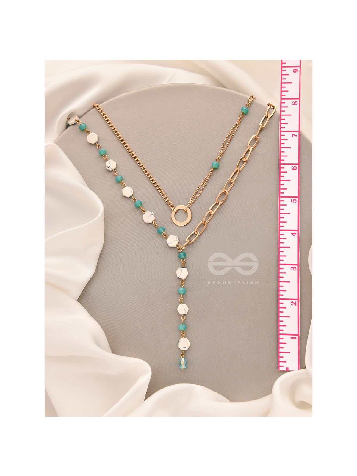 The Snowball Effect- Golden Layered Necklace