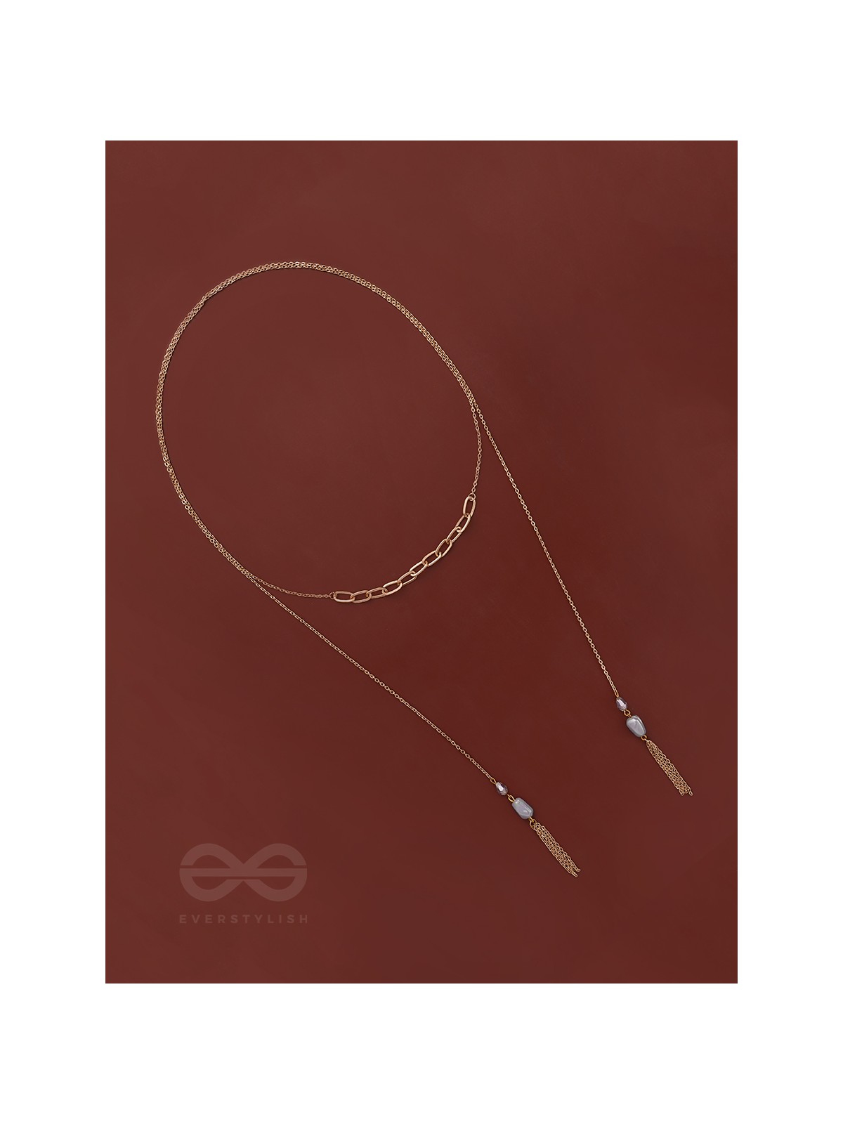 The Lovers Bridge- Golden Necklace Scarf