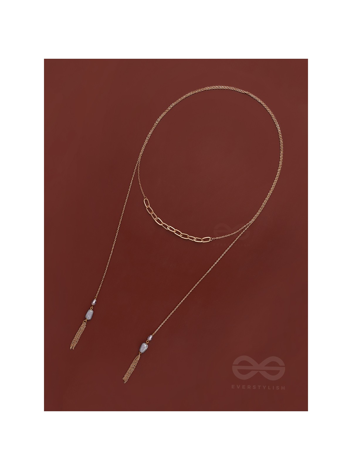 The Lovers Bridge- Golden Necklace Scarf