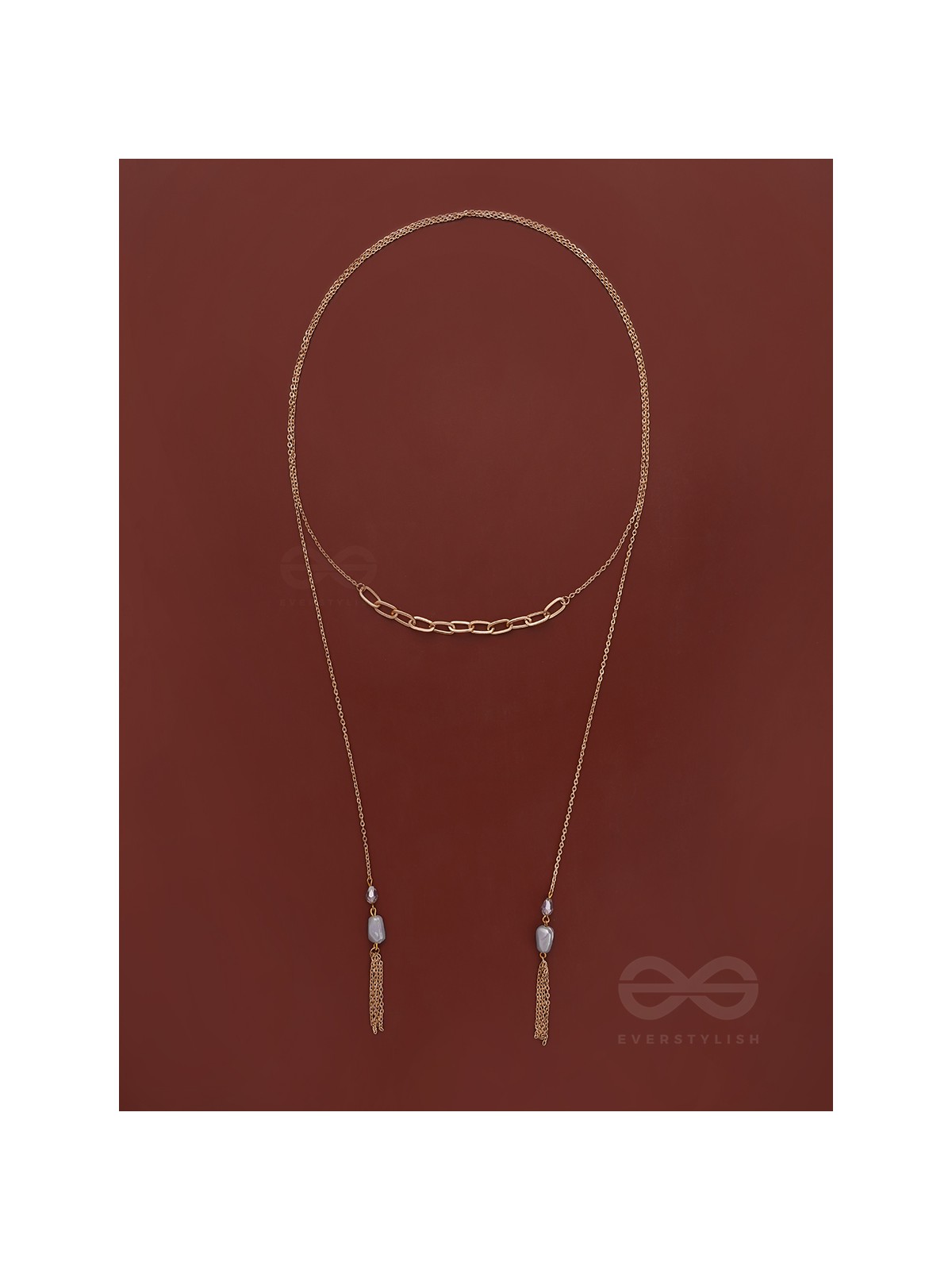 The Lovers Bridge- Golden Necklace Scarf