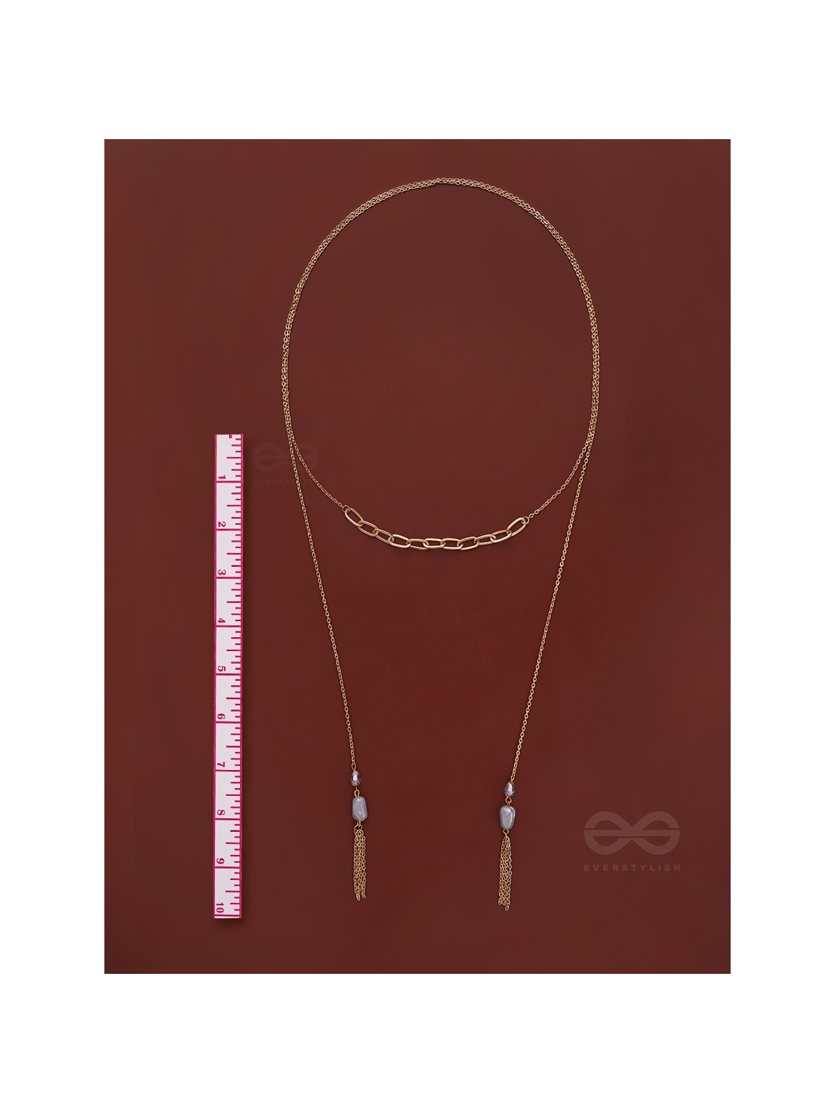 The Lovers Bridge- Golden Necklace Scarf