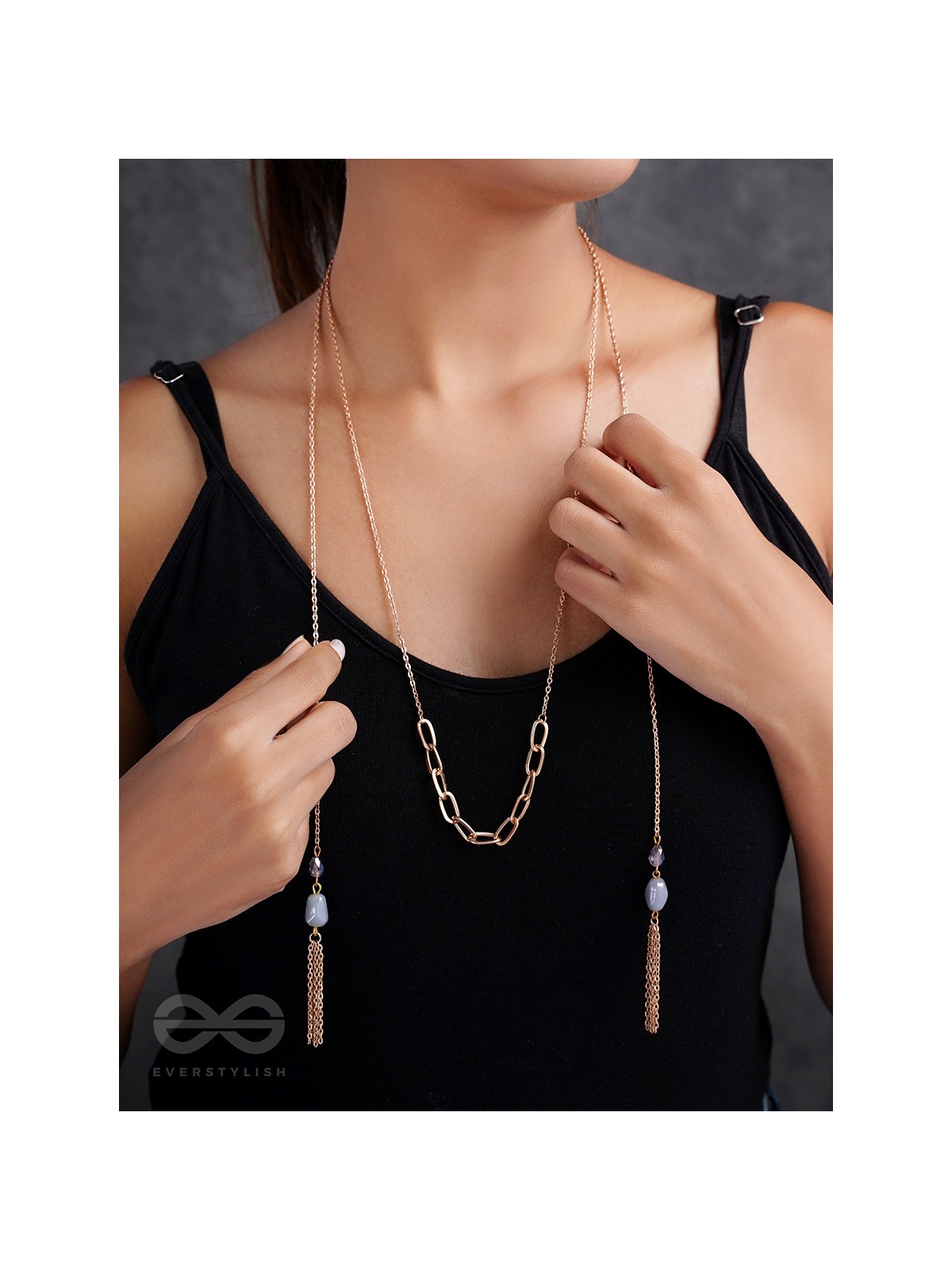 The Lovers Bridge- Golden Necklace Scarf