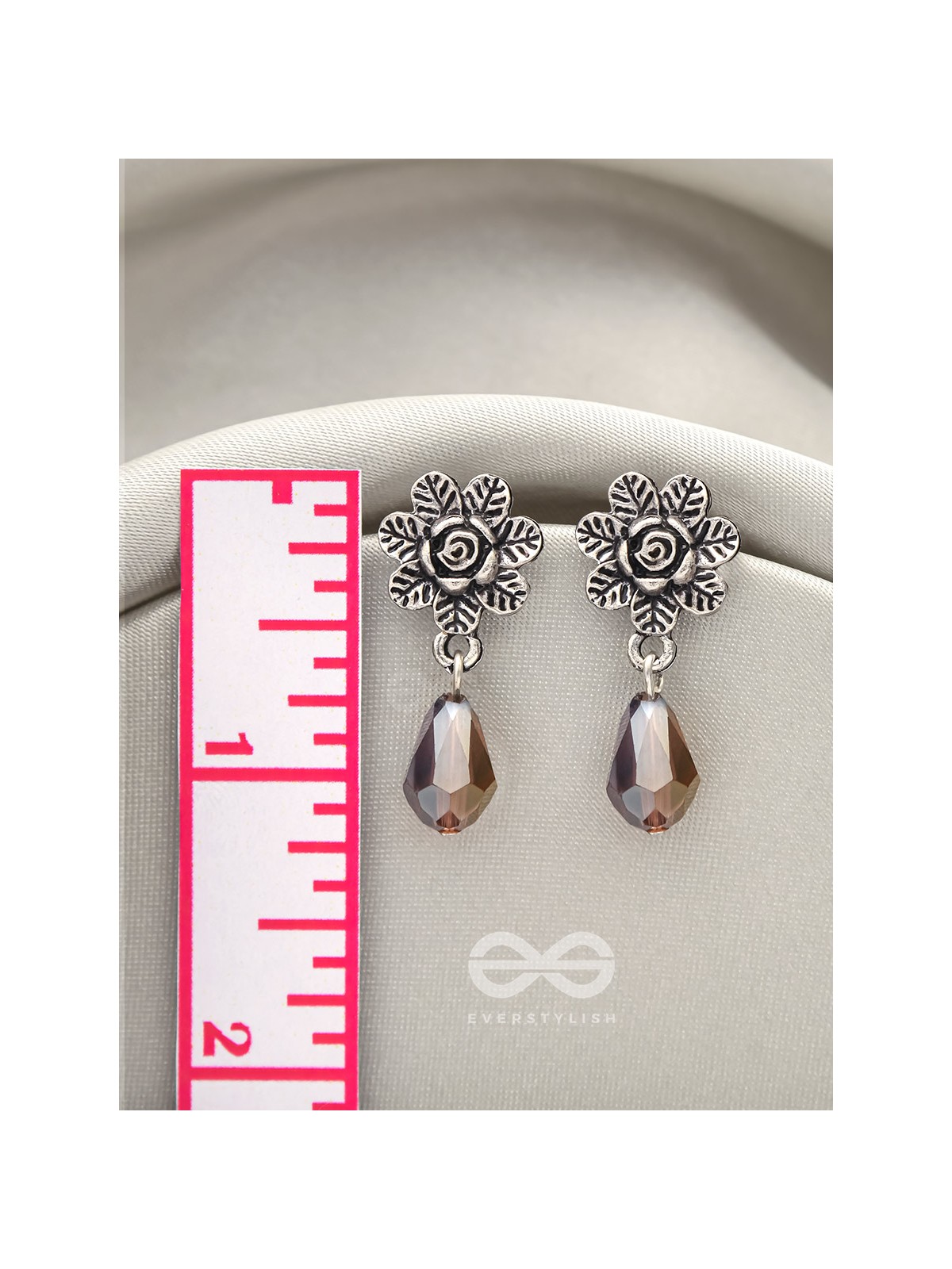 The Frosted Flower- Tiny Trinket Earrings (Lavender)