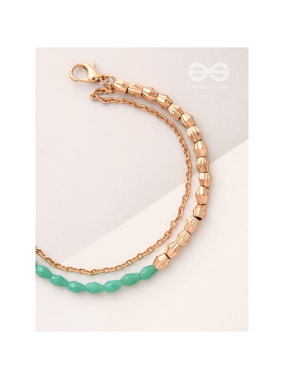 The Green Revolution- Golden Beads Bracelet