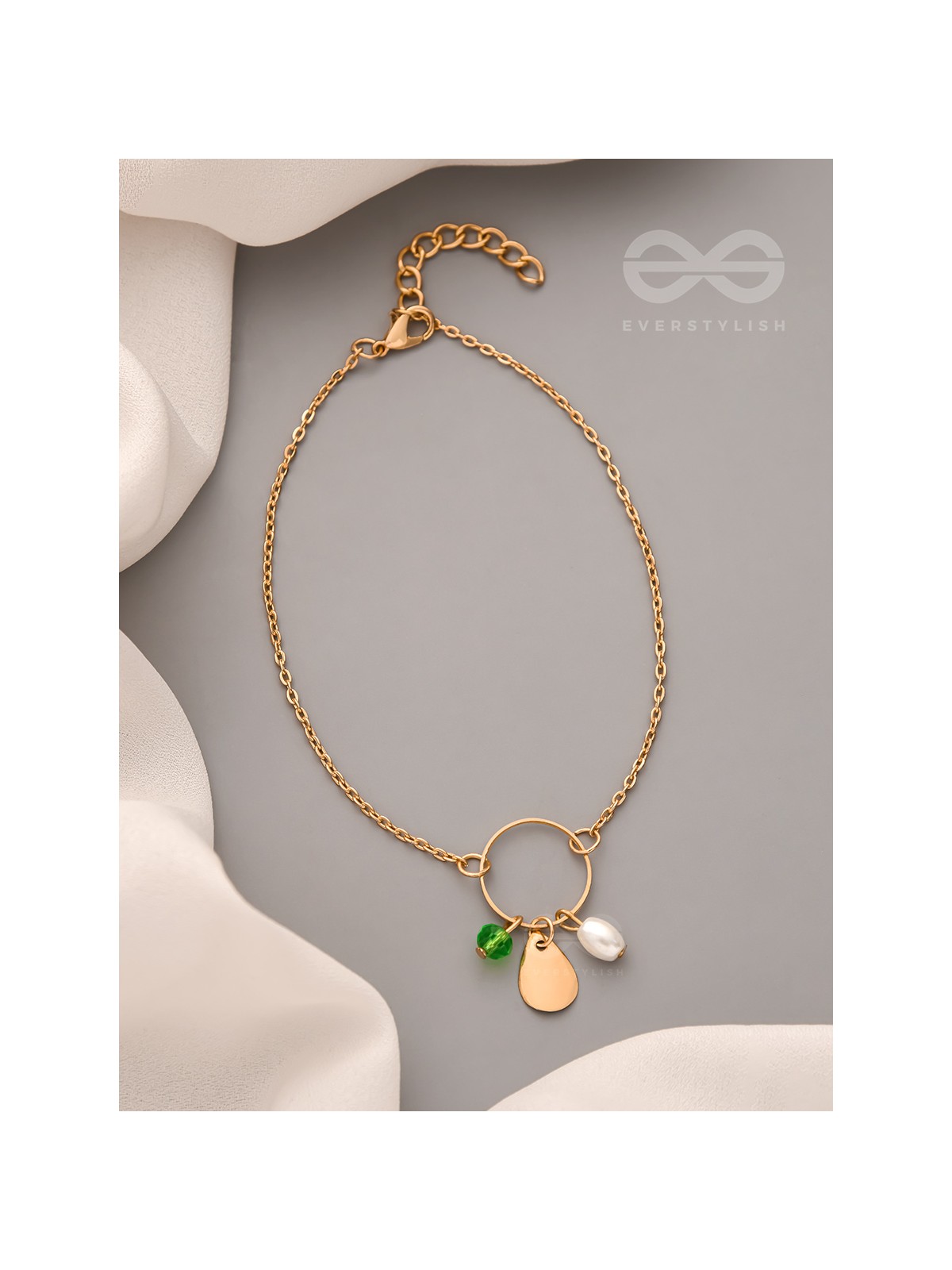 The Trinity Ring- Elegant Golden Anklet