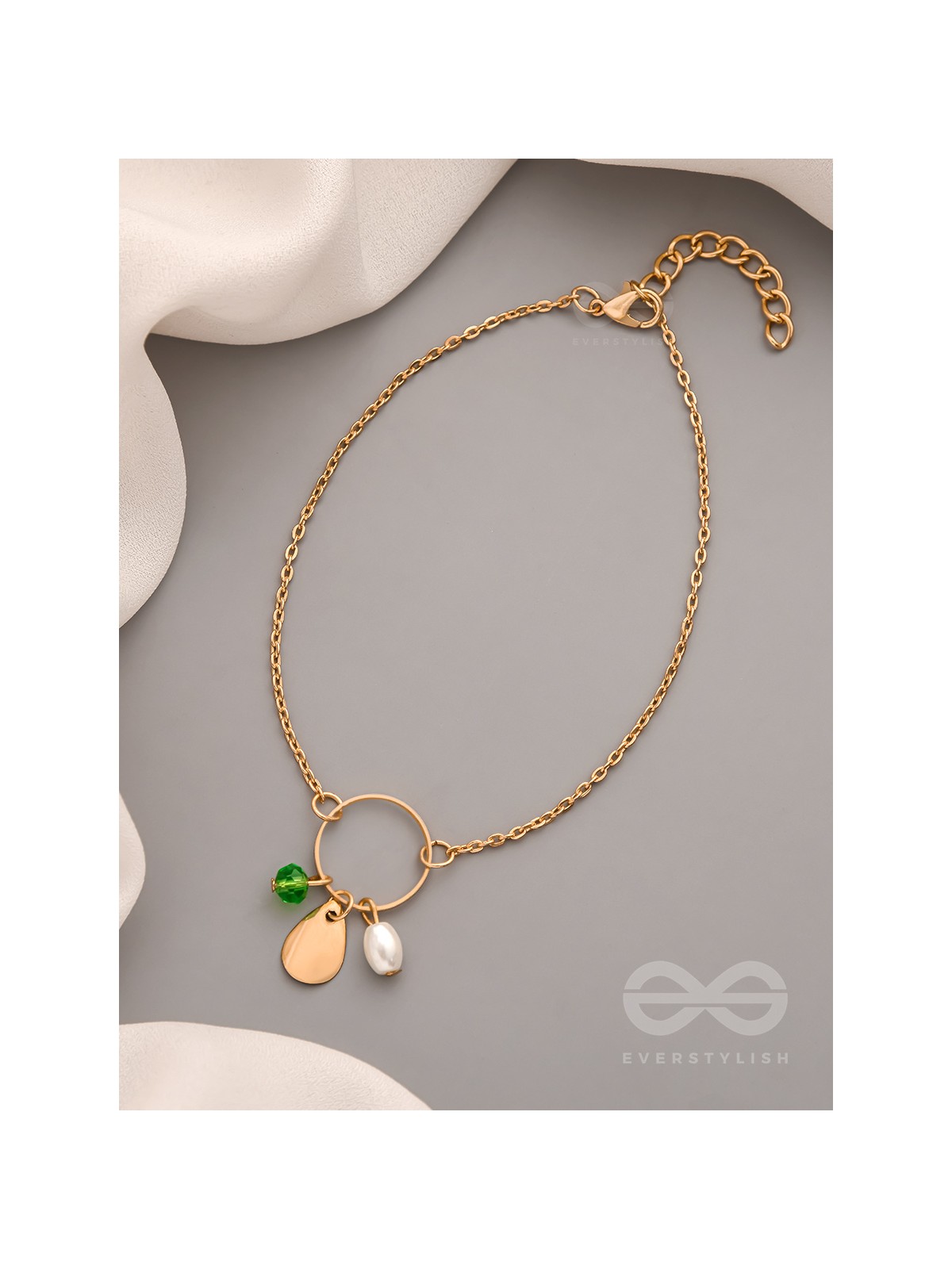 The Trinity Ring- Elegant Golden Anklet