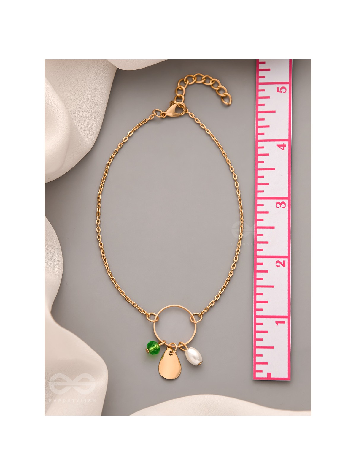 The Trinity Ring- Elegant Golden Anklet