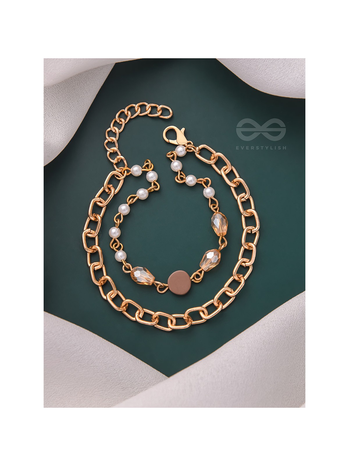 Star Sprinkled- Golden Layered Bracelet