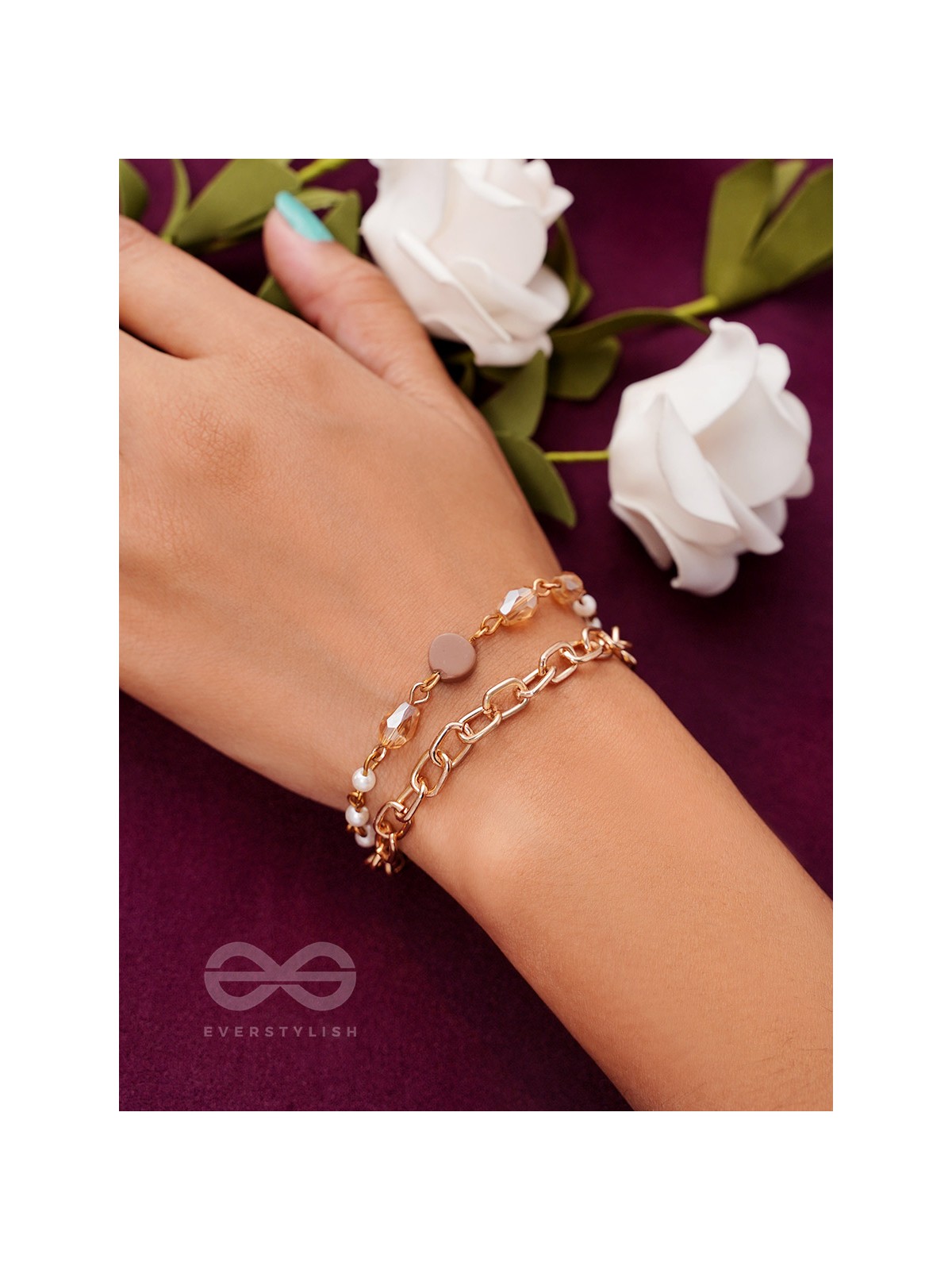 Star Sprinkled- Golden Layered Bracelet