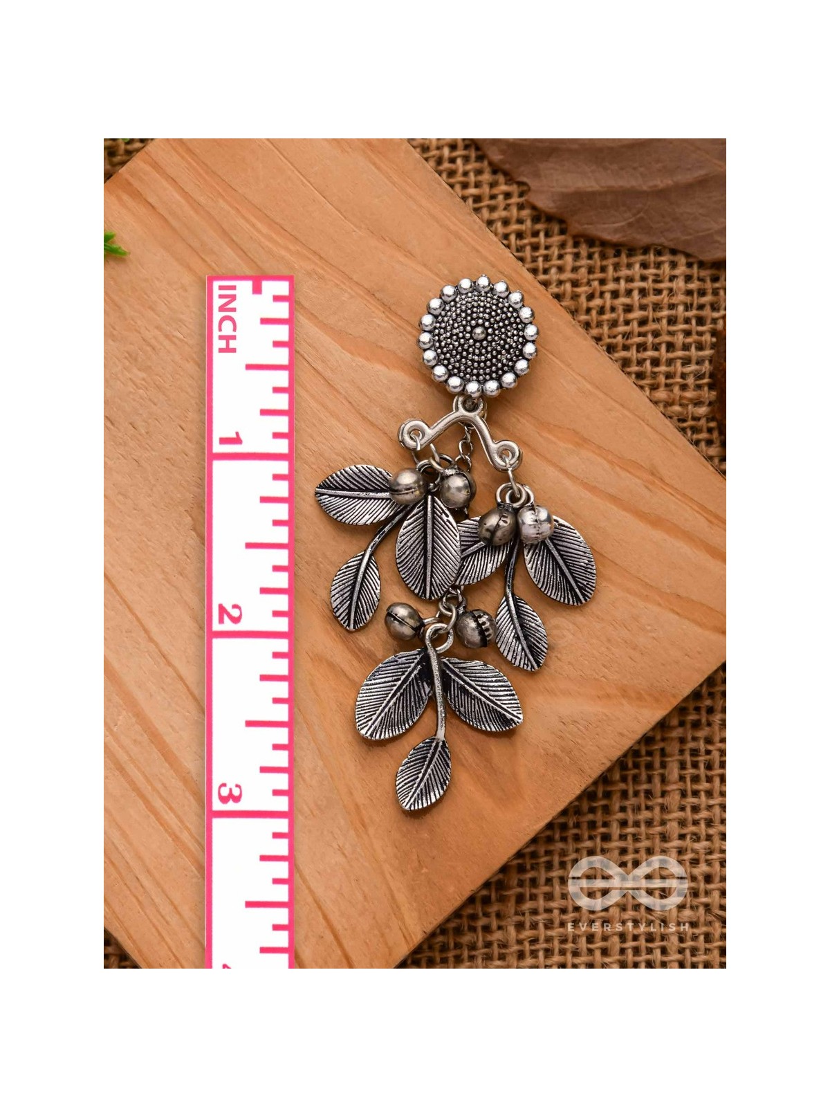 The Black Forest- Classy Oxidized Earrings 