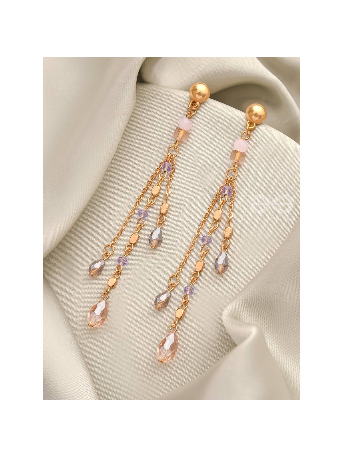 Rains of Castamere- Golden Glass Beads Earrings