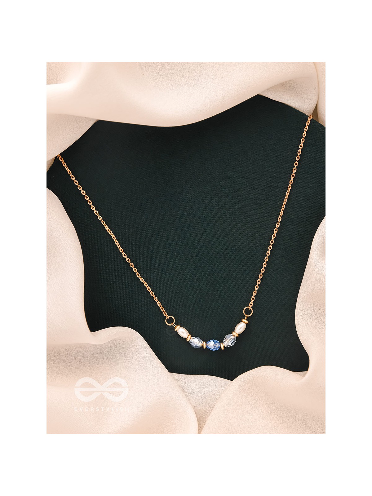 The Million Dollar Smile-Golden Beads Necklace With Anti-Tarnish Coating 