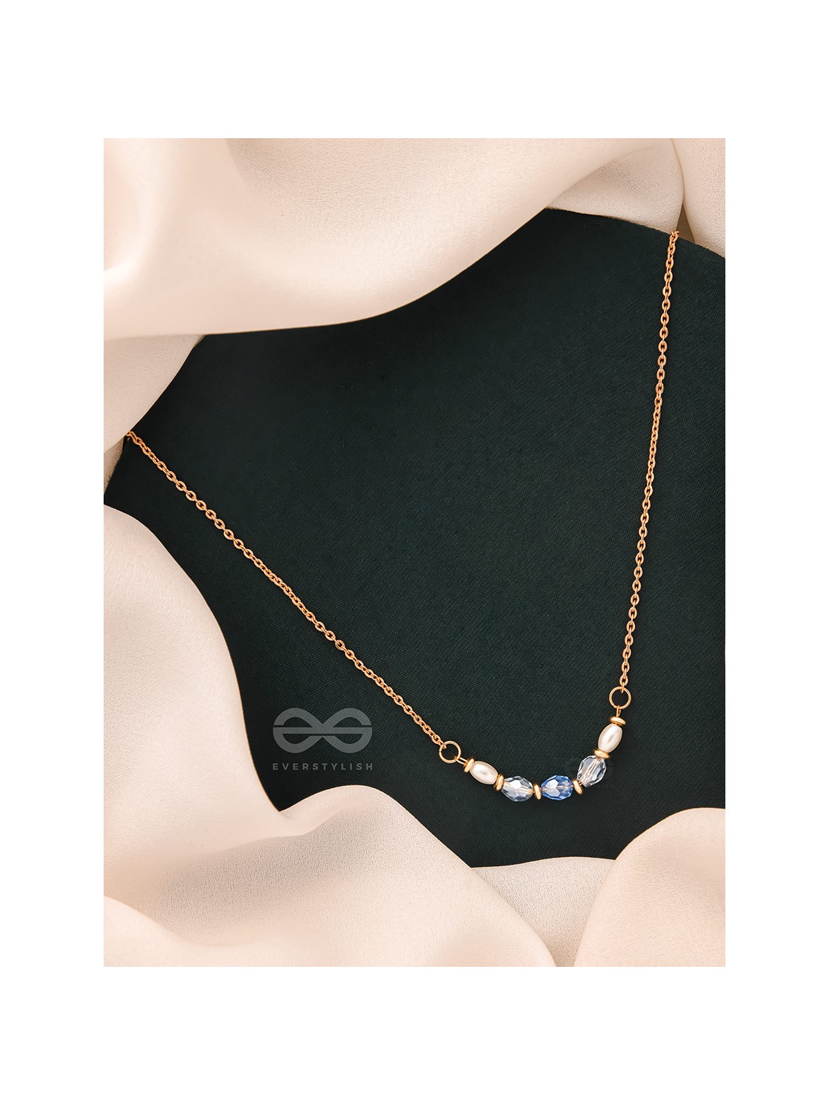 The Million Dollar Smile-Golden Beads Necklace With Anti-Tarnish Coating 