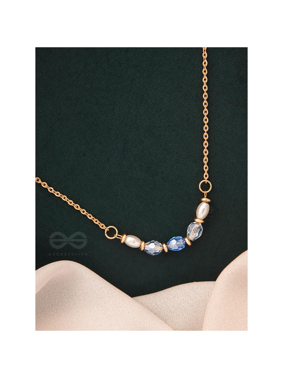 The Million Dollar Smile-Golden Beads Necklace With Anti-Tarnish Coating 