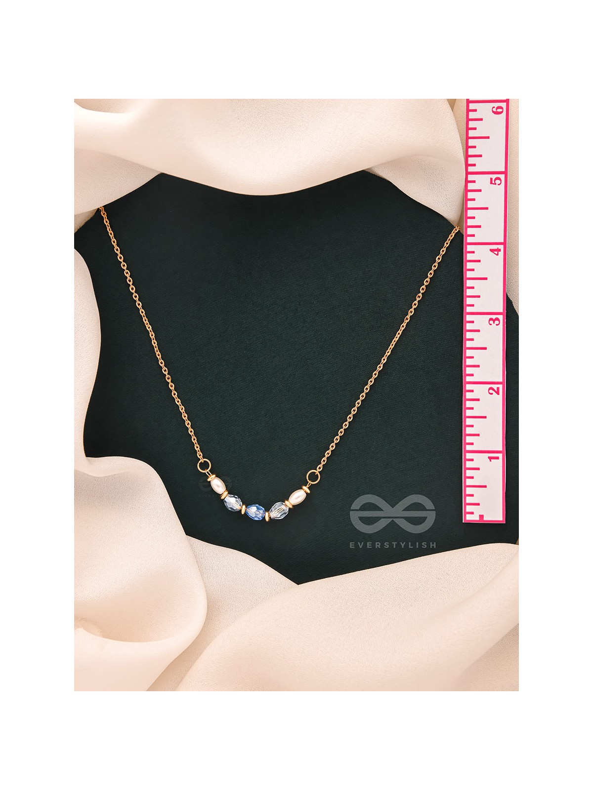 The Million Dollar Smile-Golden Beads Necklace With Anti-Tarnish Coating 