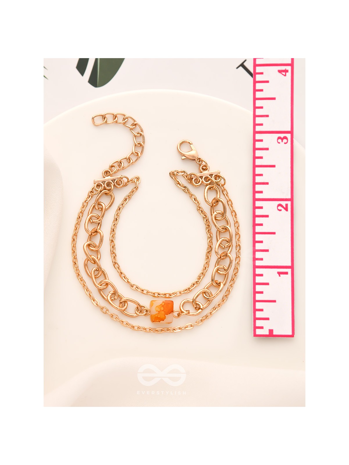 The Daisy Chain- Golden Statement Bracelet