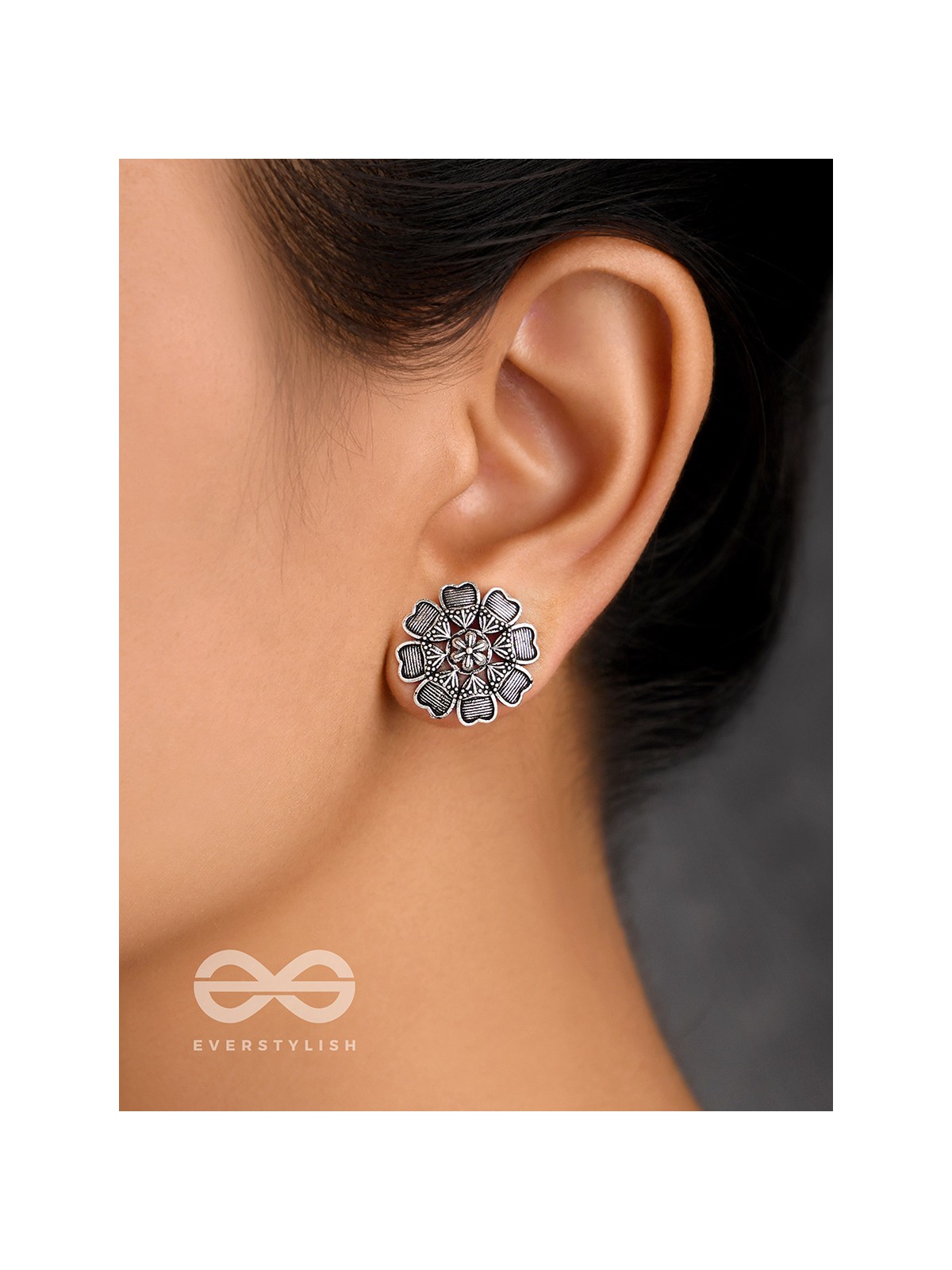 The Black Dahlia- Tiny Trinket Earrings