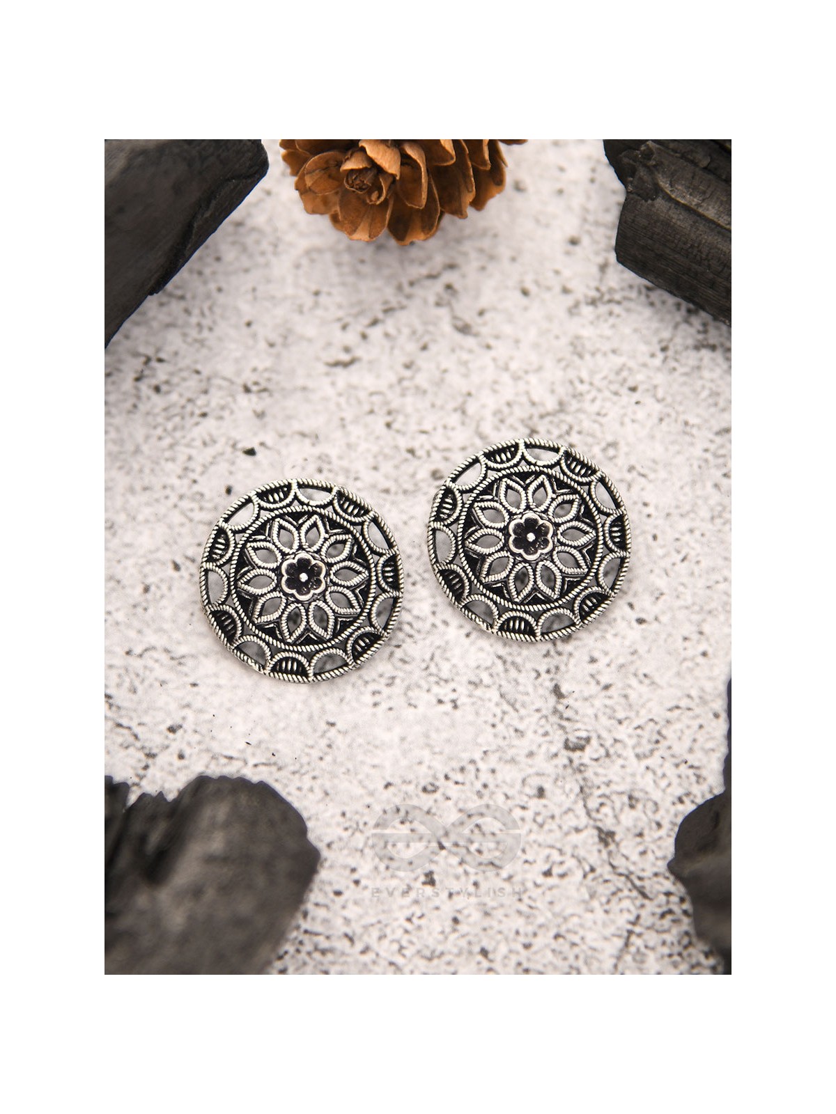 Lady of the Night- Tiny Trinket Earrings