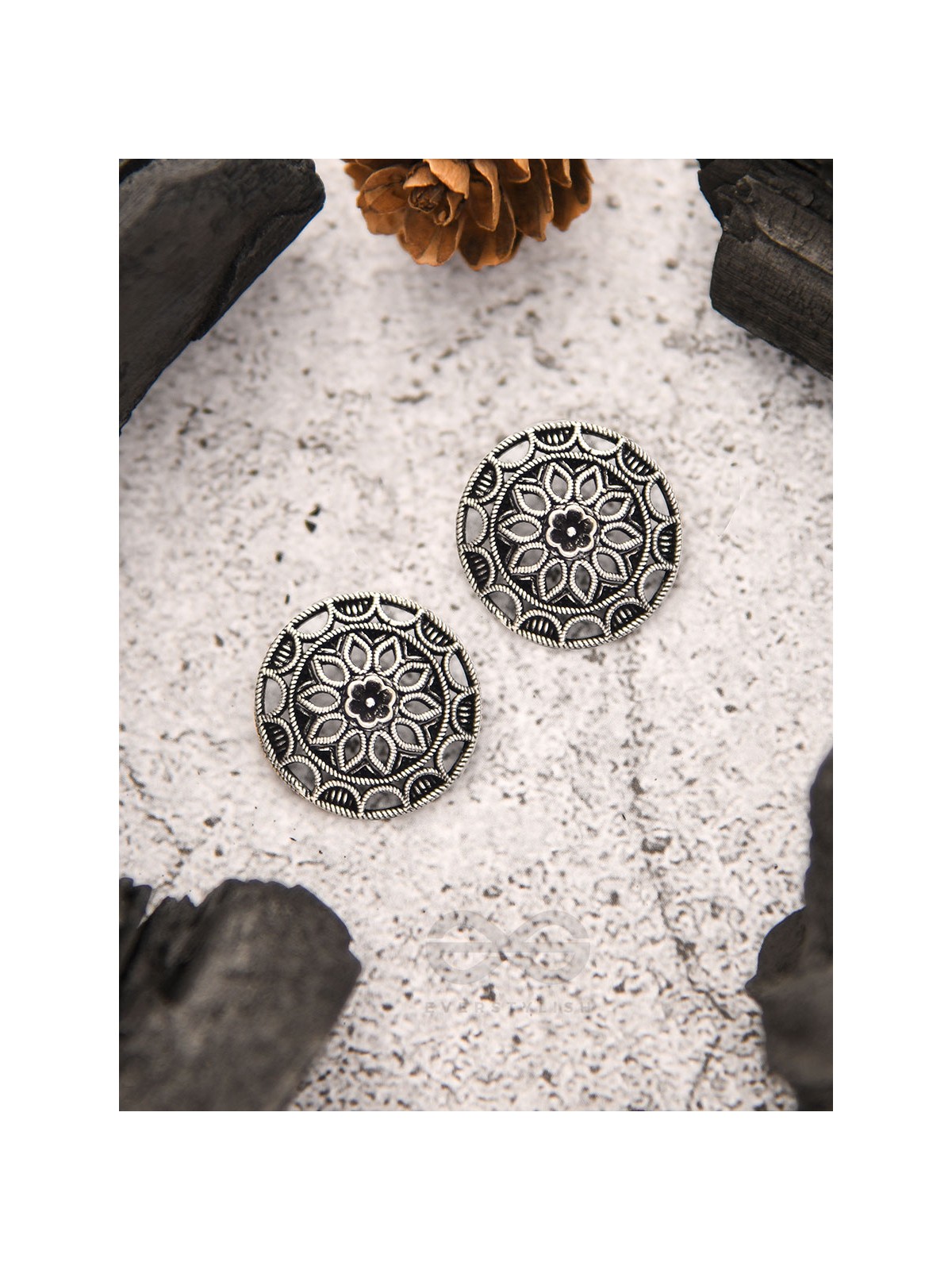 Lady of the Night- Tiny Trinket Earrings