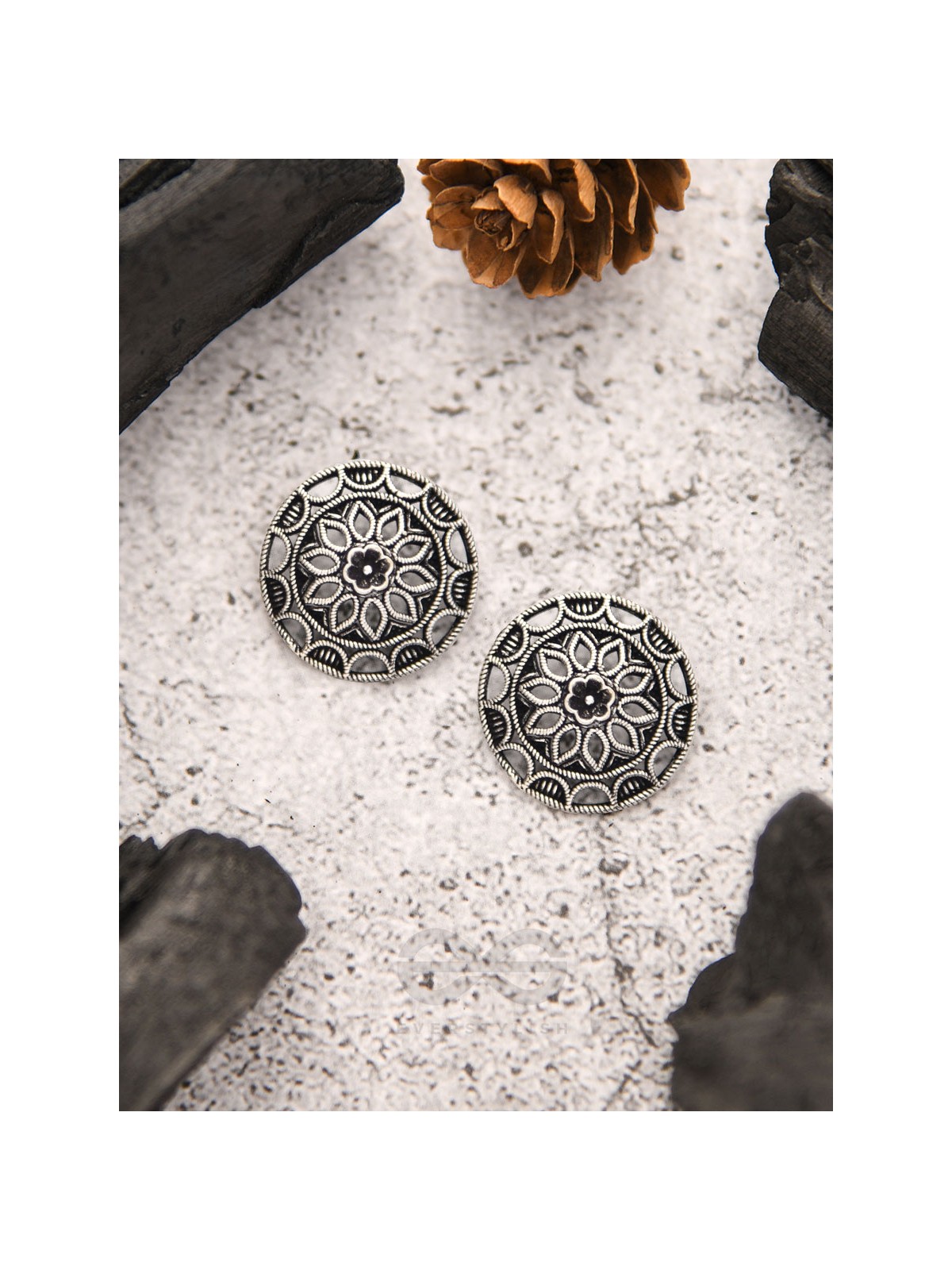 Lady of the Night- Tiny Trinket Earrings