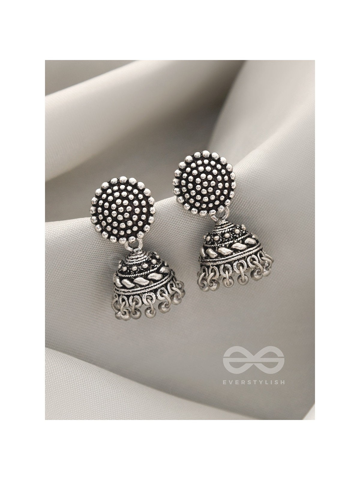 Touch of the Sun- Brass Jhumka Earrings