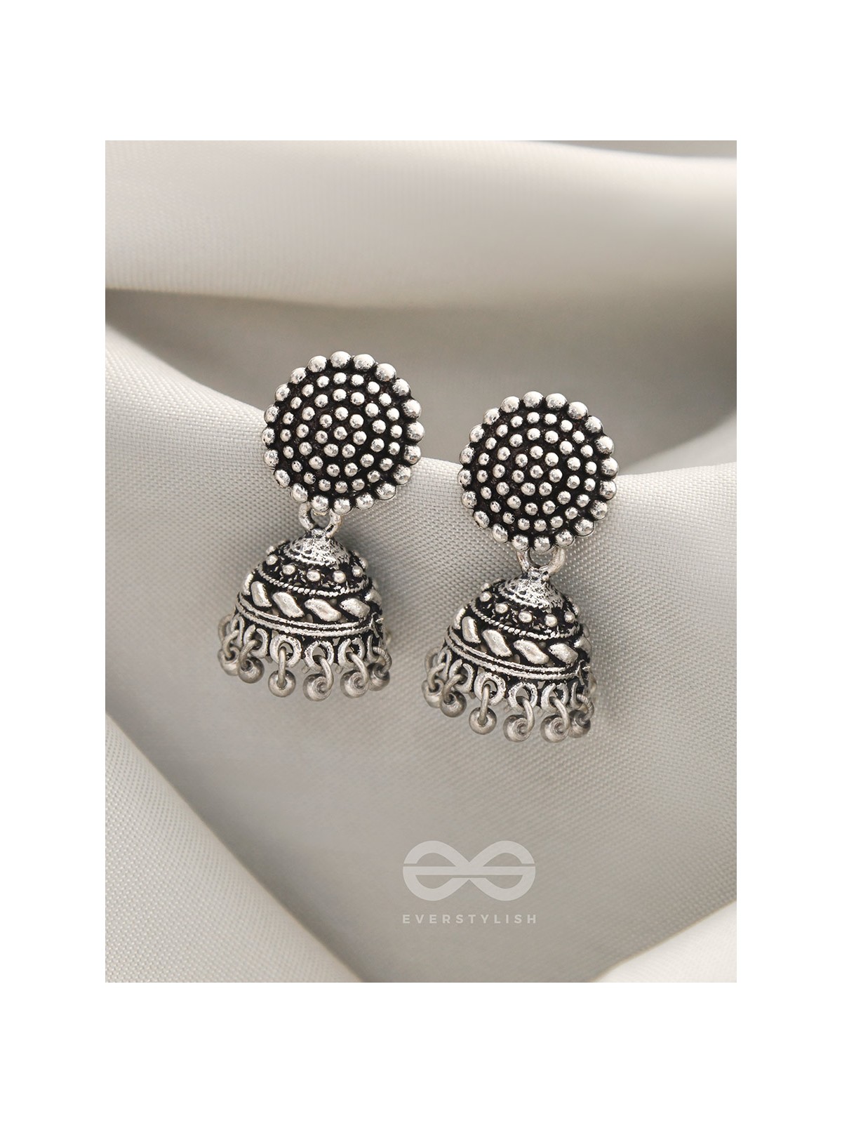 Touch of the Sun- Brass Jhumka Earrings