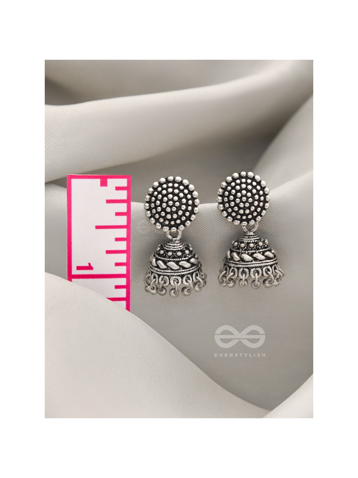 Touch of the Sun- Brass Jhumka Earrings