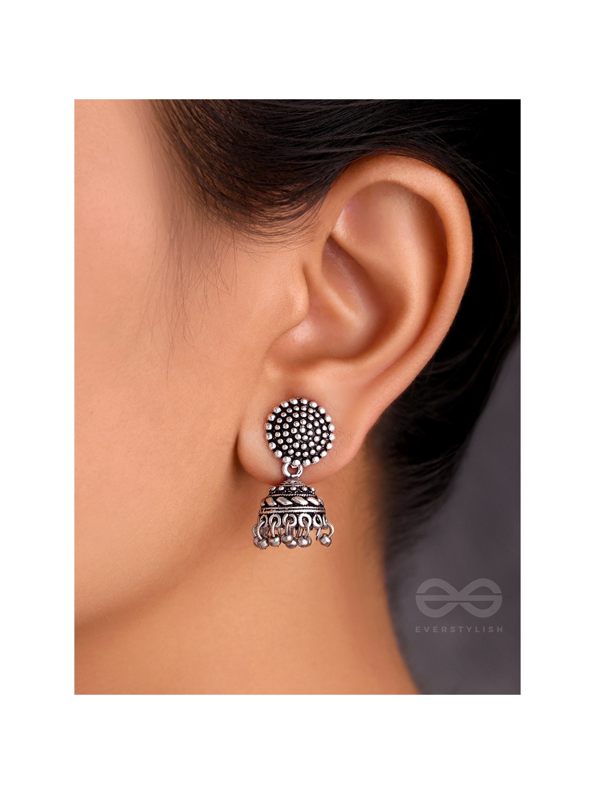 Touch of the Sun- Brass Jhumka Earrings