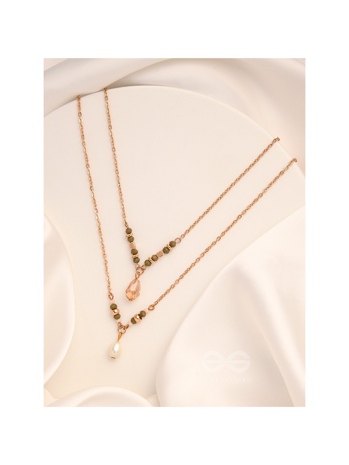 The Blazing Sleet- Golden Layered Necklace With Anti-Tarnish Coating 