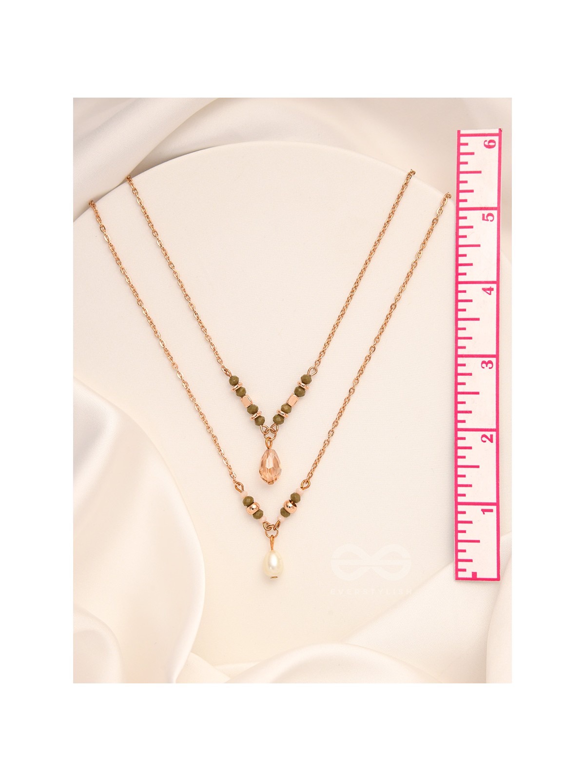 The Blazing Sleet- Golden Layered Necklace With Anti-Tarnish Coating 