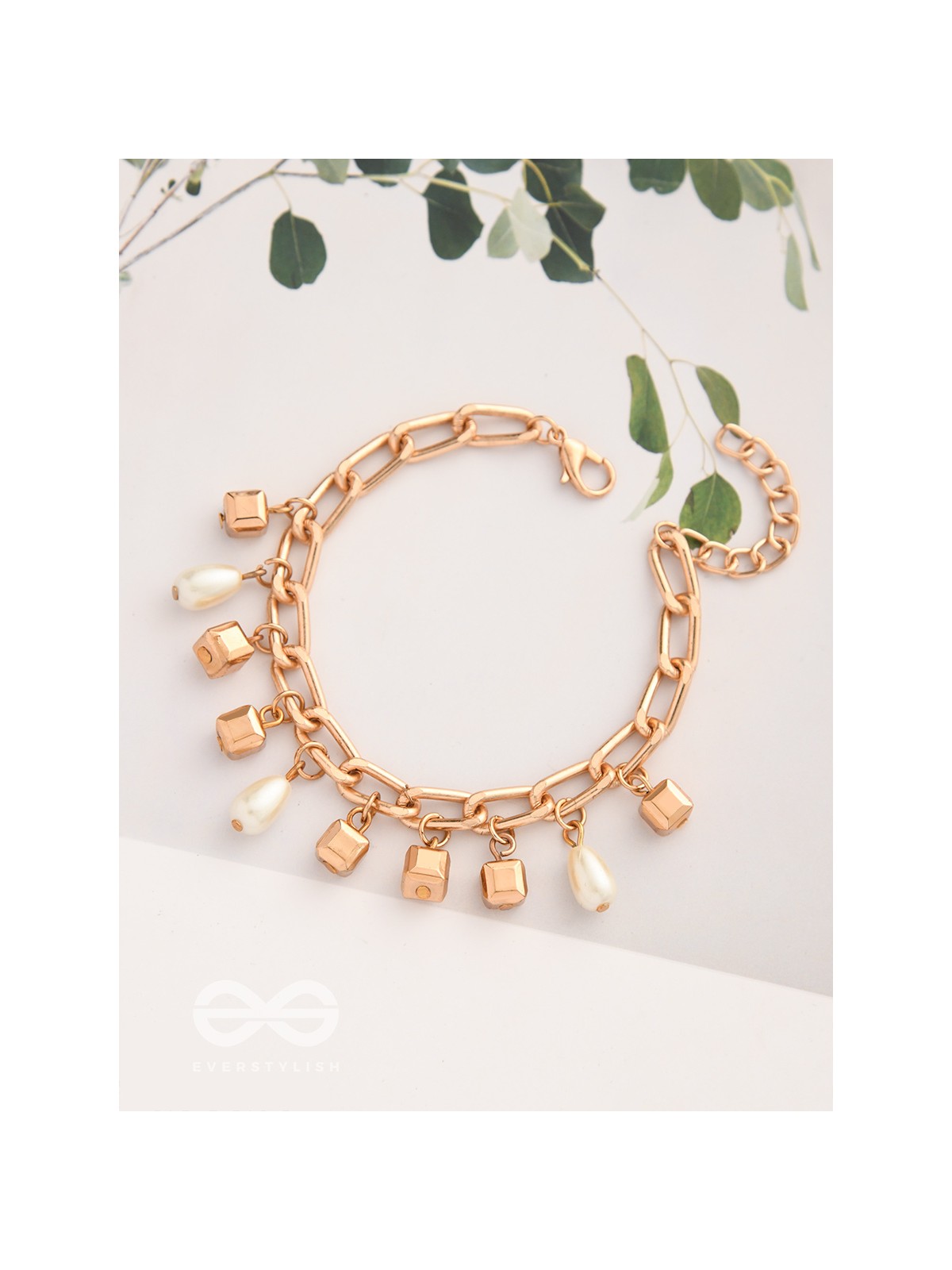 The Box of Rain- Golden Pearl Bracelet