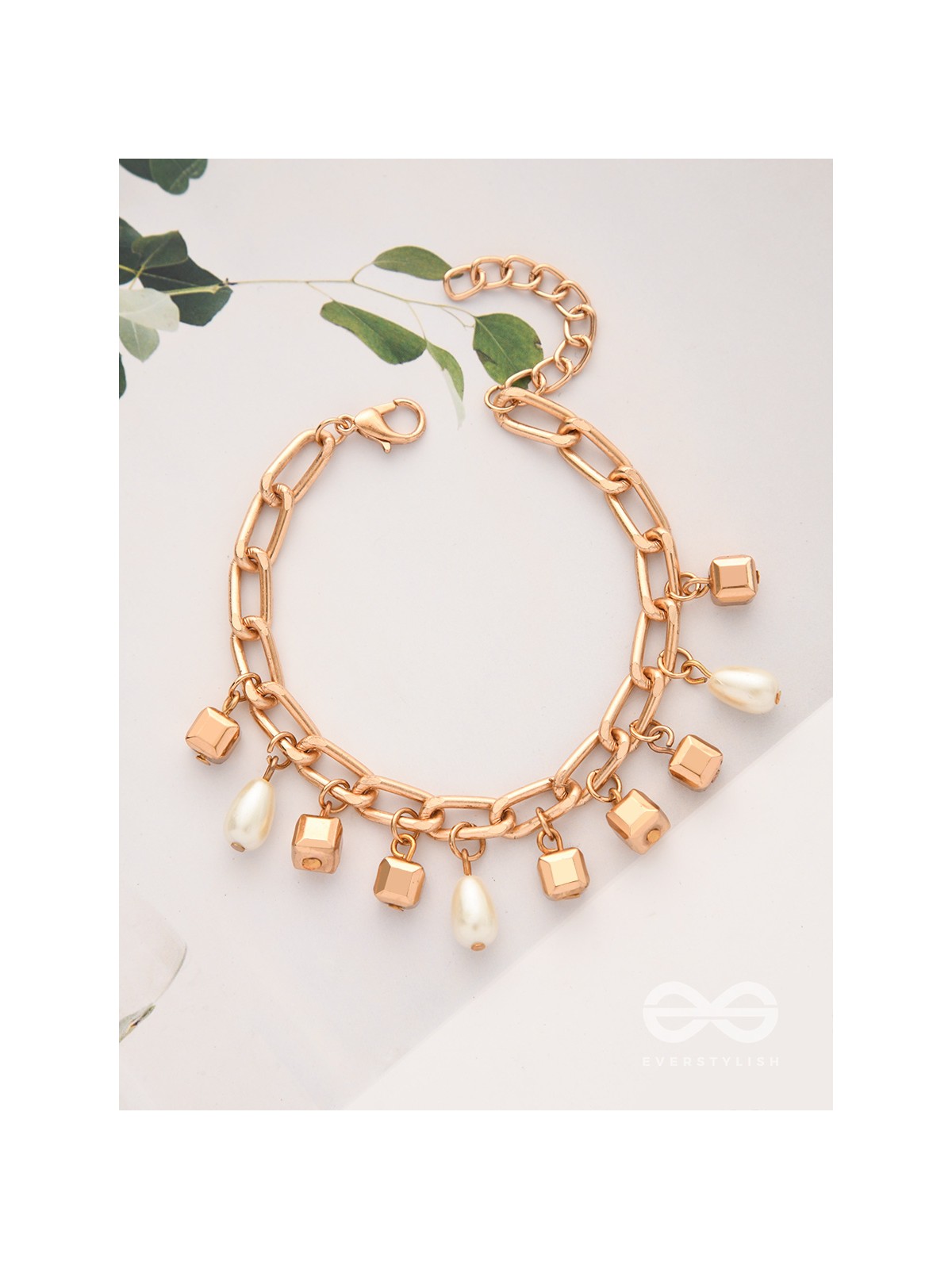 The Box of Rain- Golden Pearl Bracelet