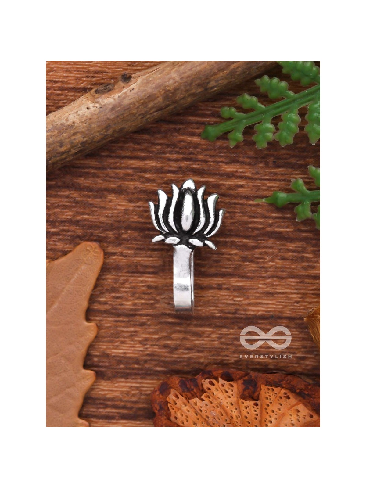 THE LIVELY LOTUS - NON-PIERCED BOHO NOSERING