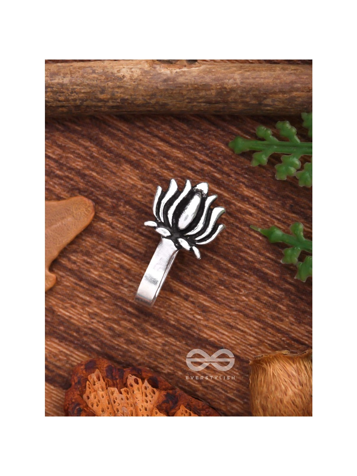 THE LIVELY LOTUS - NON-PIERCED BOHO NOSERING