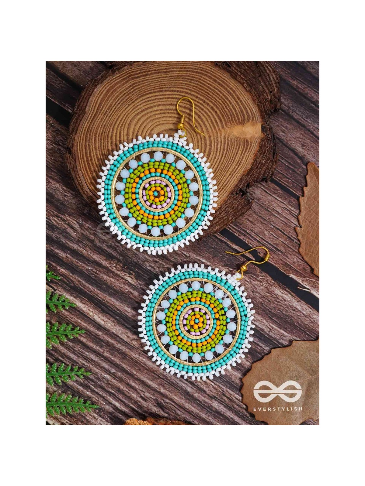 The Wheel of Fortune- Elegant Beaded Earrings