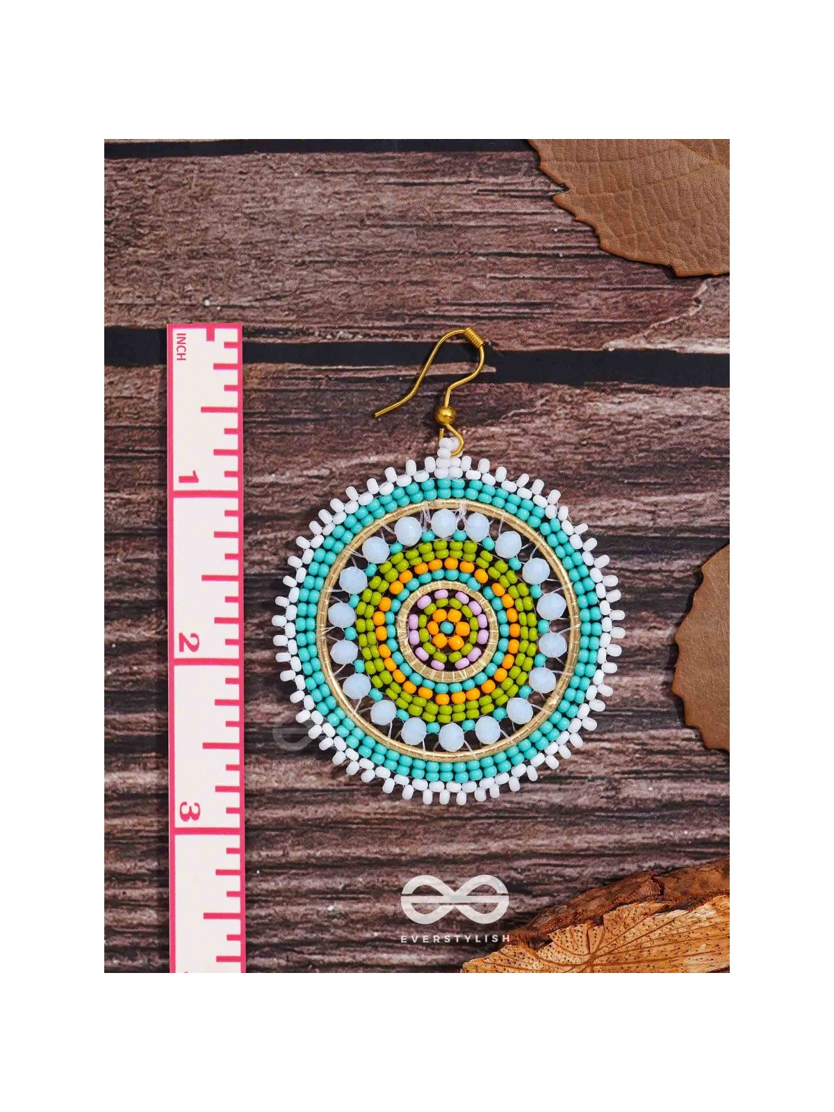 The Wheel of Fortune- Elegant Beaded Earrings