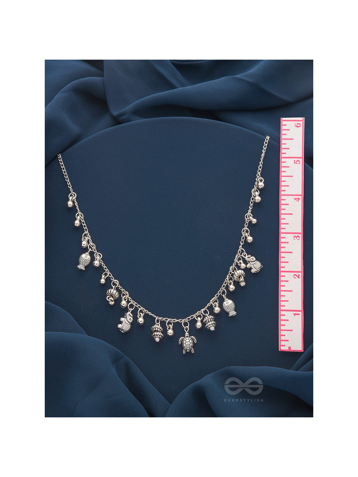 The Bell Spring- Classic  Oxidised Necklace