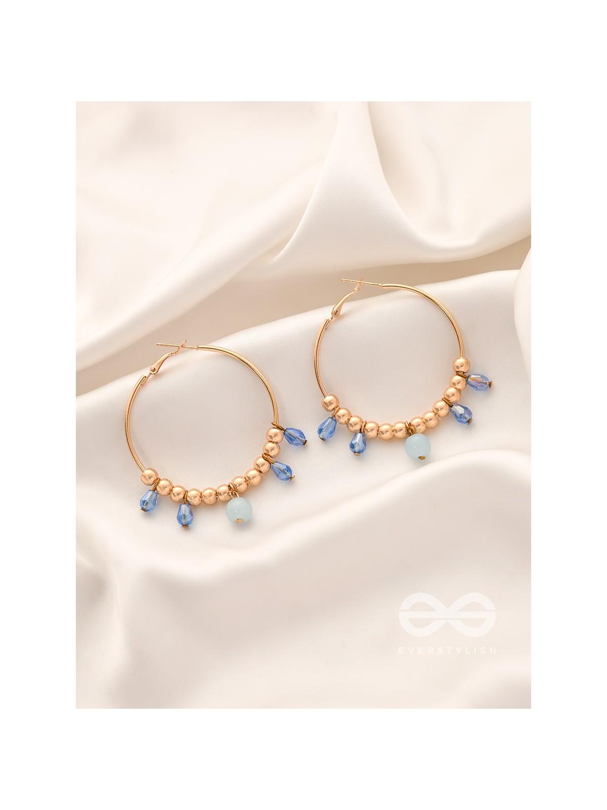 The Sun Shower- Golden Embellished  Earrings