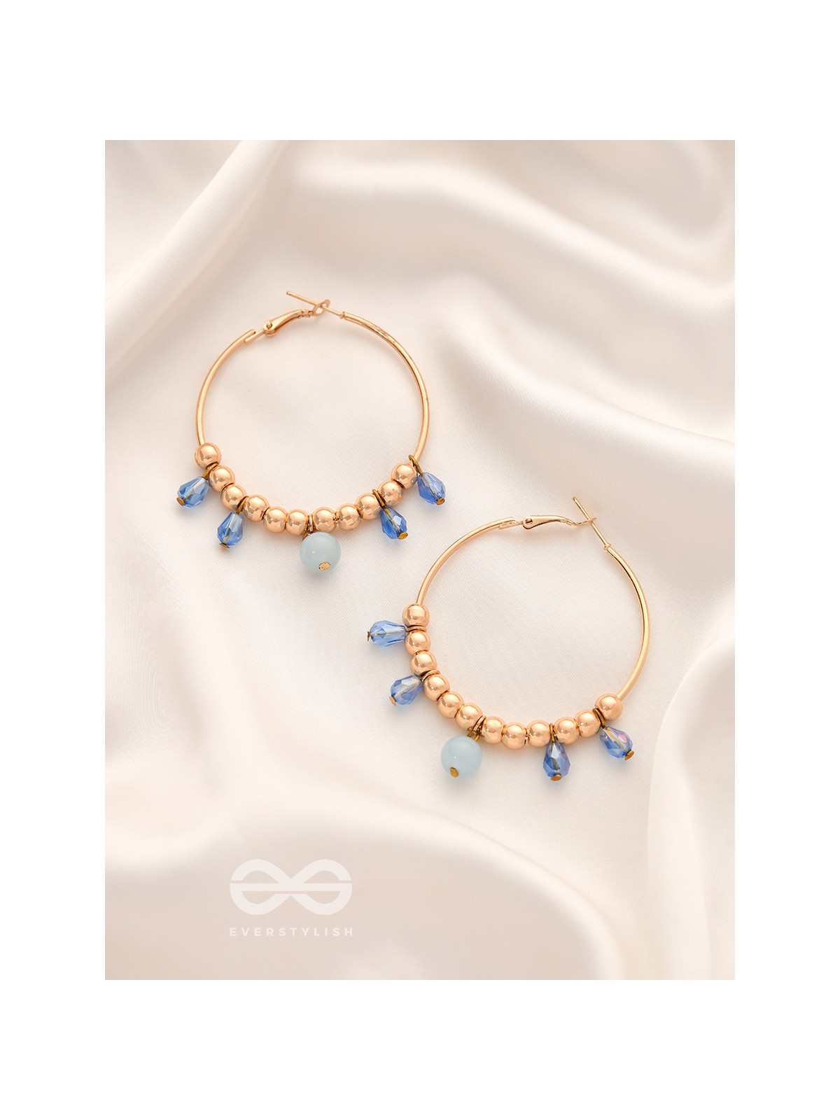 The Sun Shower- Golden Embellished  Earrings