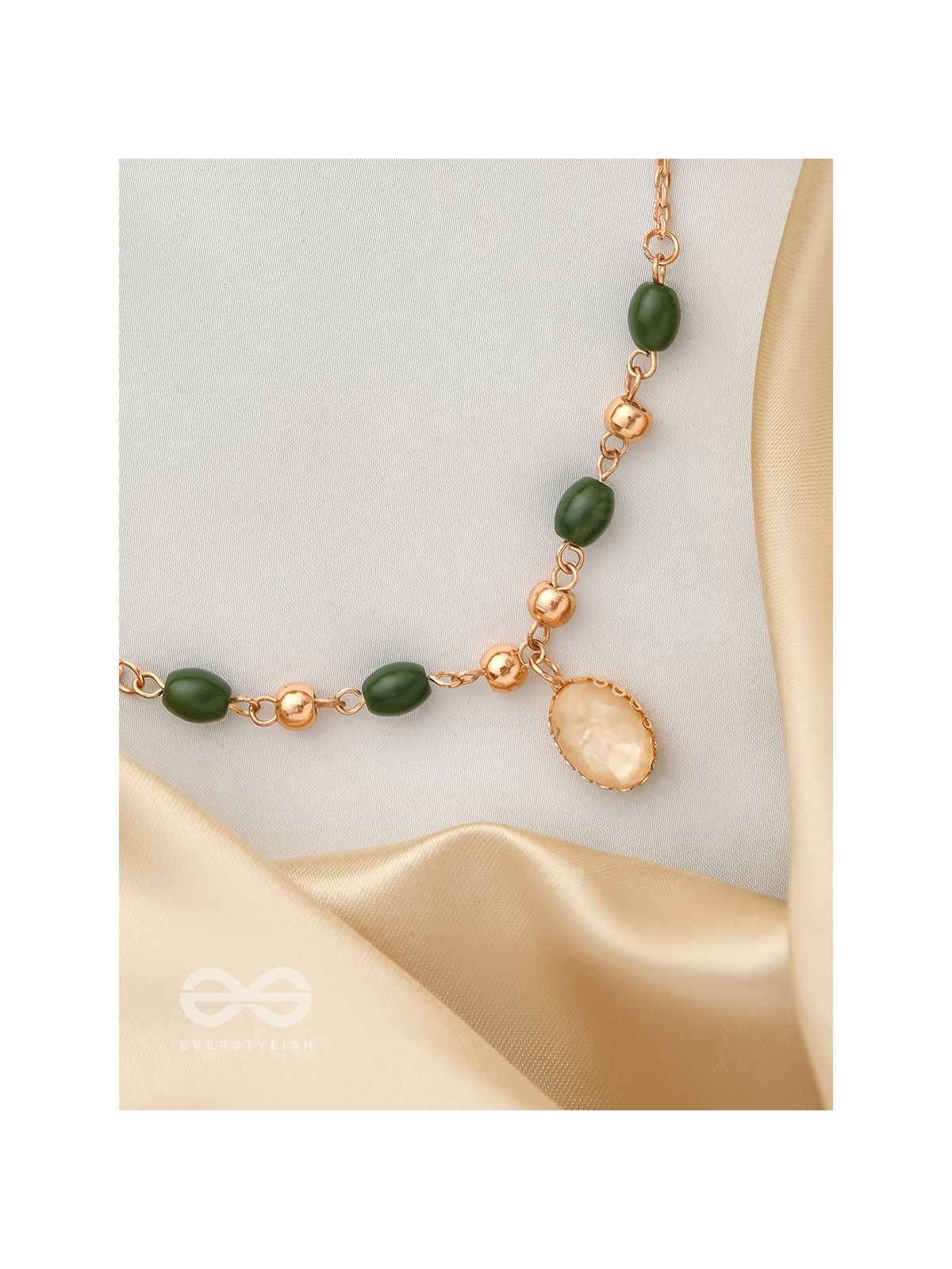 The Sun Belt- Golden Embellished Necklace With Anti-Tarnish Coating