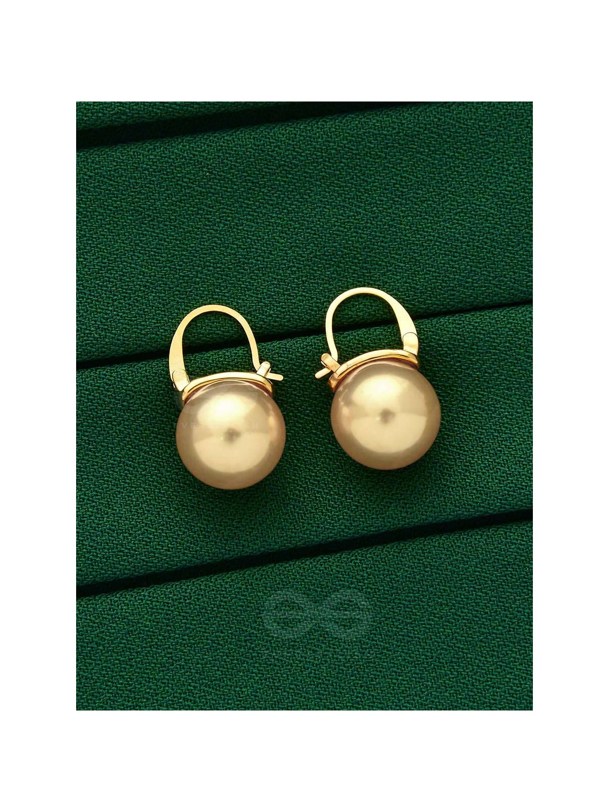 TEARS OF MERMAID- GOLDEN PEARL EARRINGS