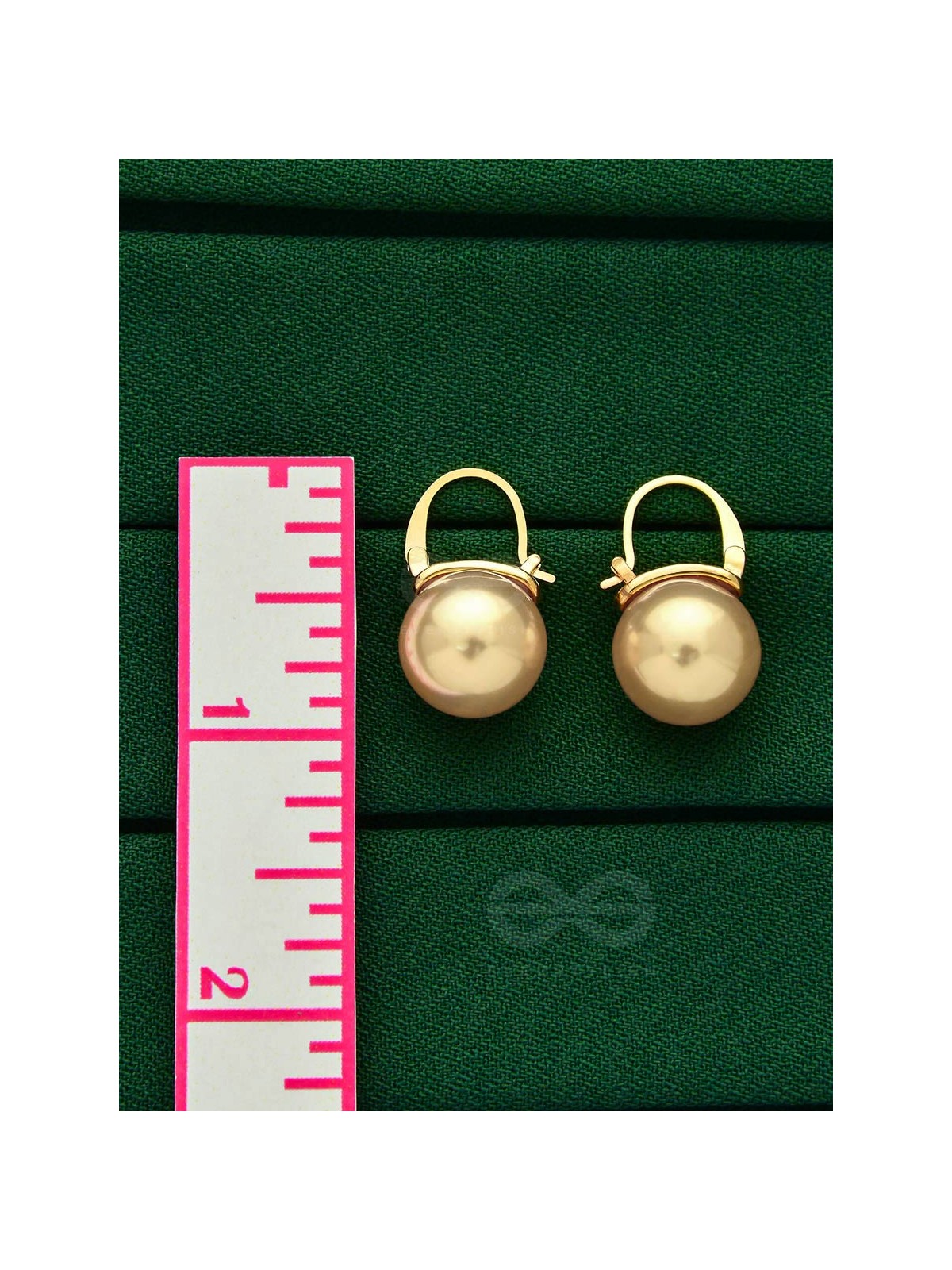 TEARS OF MERMAID- GOLDEN PEARL EARRINGS